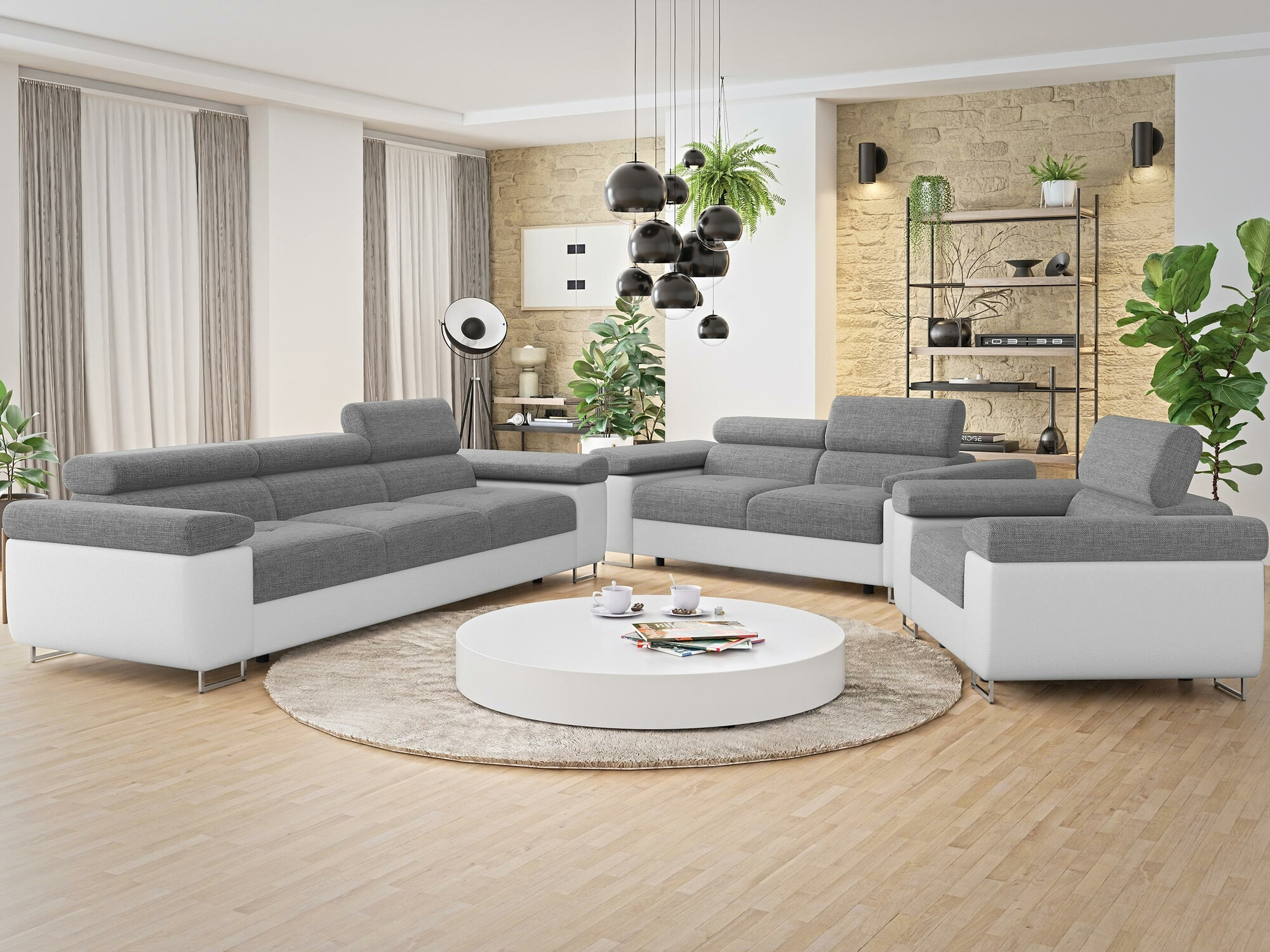 Sofa Comfivo Vinetum III (Soft 017 + Lux 05)