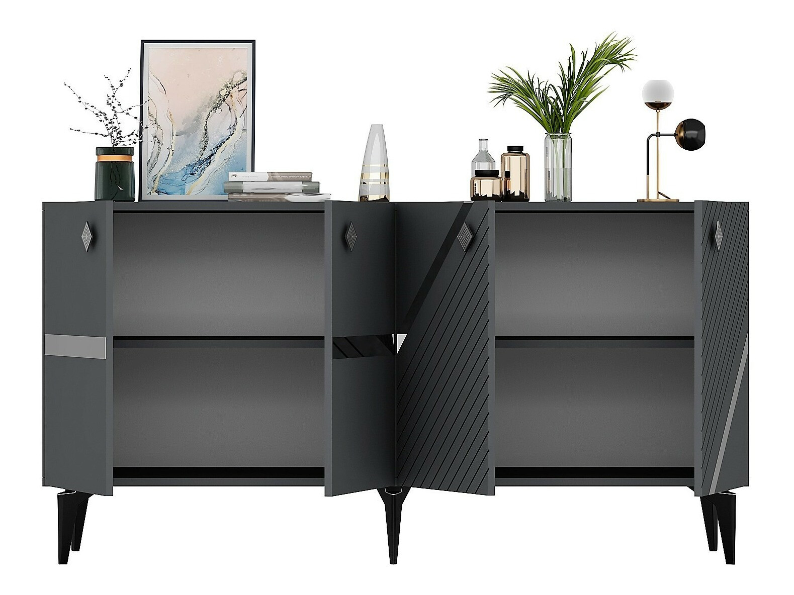 Spintelė Kailua 2265 (Antracitas + Sidabrinė)