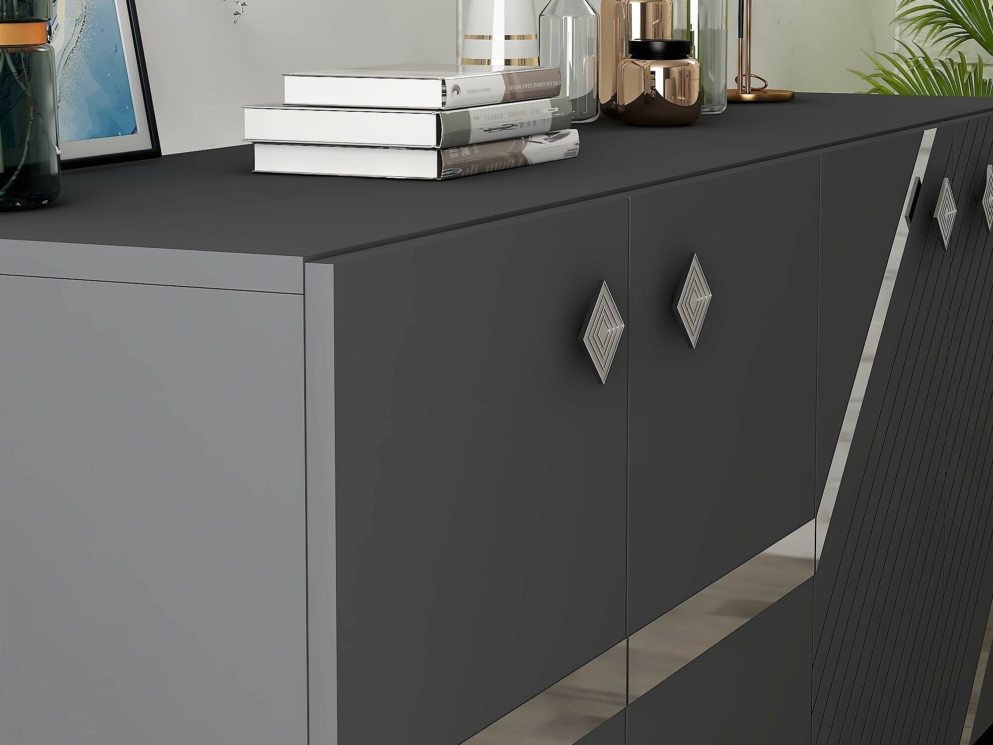 Spintelė Kailua 2265 (Antracitas + Sidabrinė)