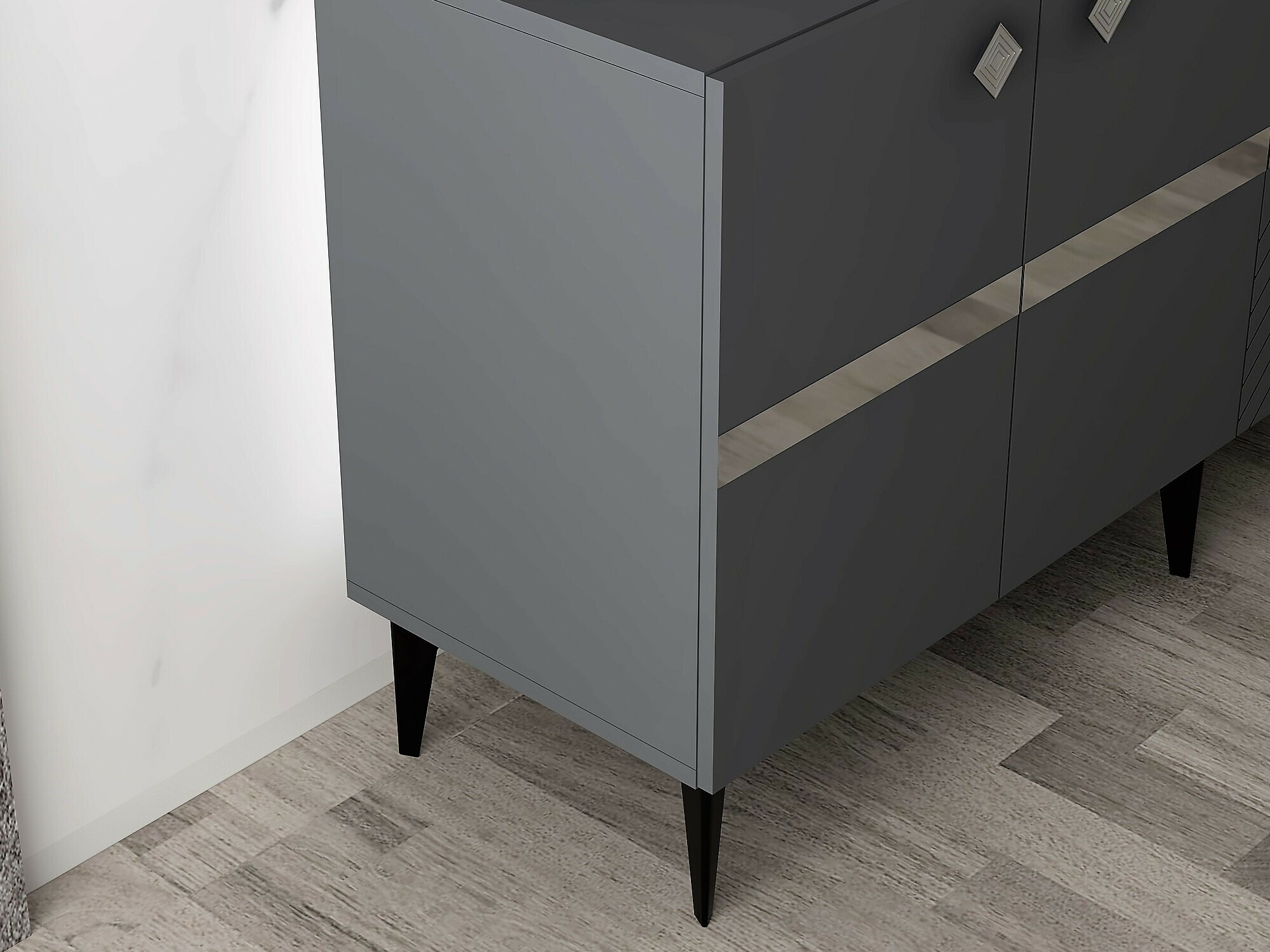 Spintelė Kailua 2265 (Antracitas + Sidabrinė)