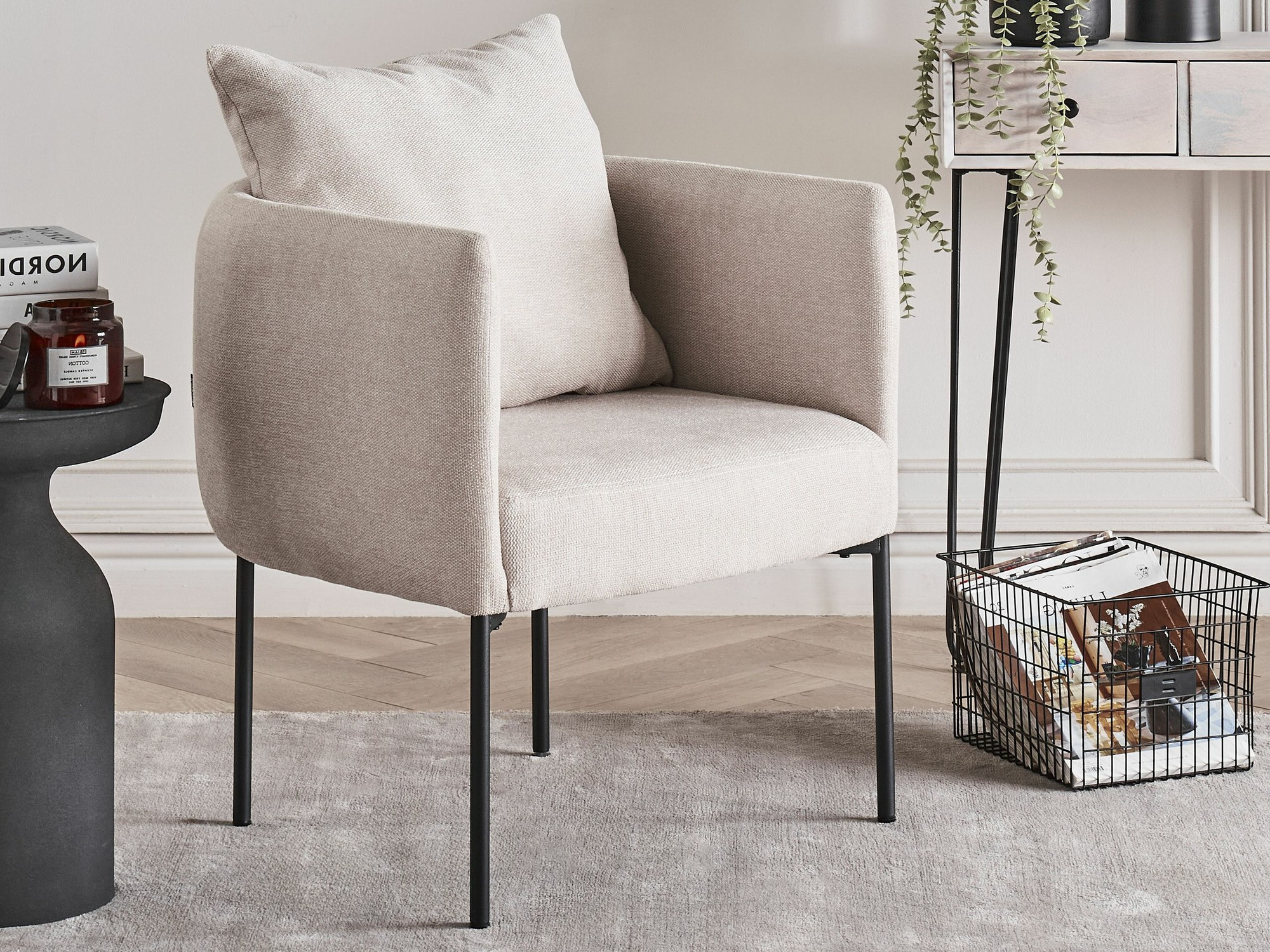 Fotelis Berwyn 2203 (Smėlinė)