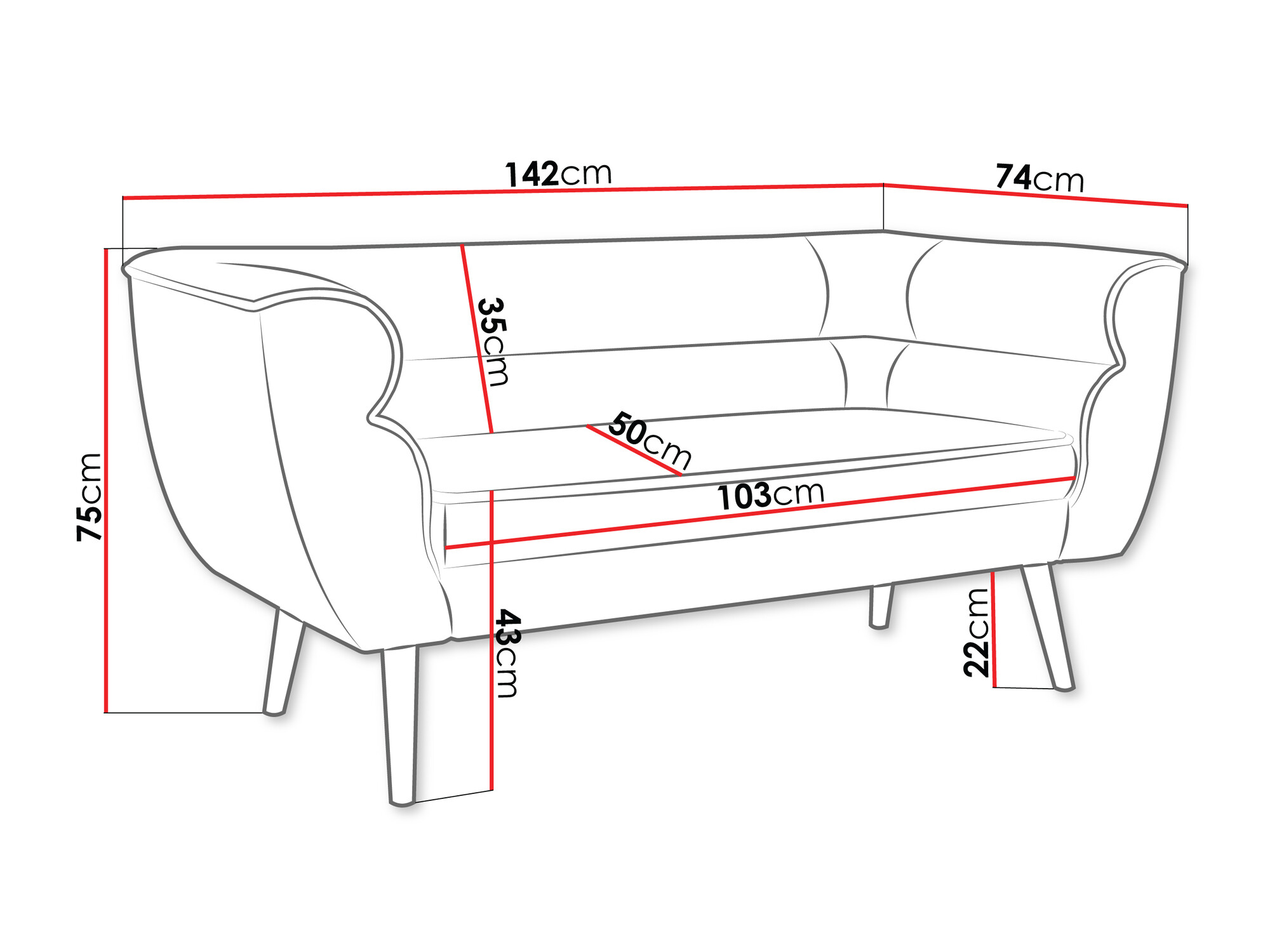 Sofa Glenview 101 (Kronos 09)