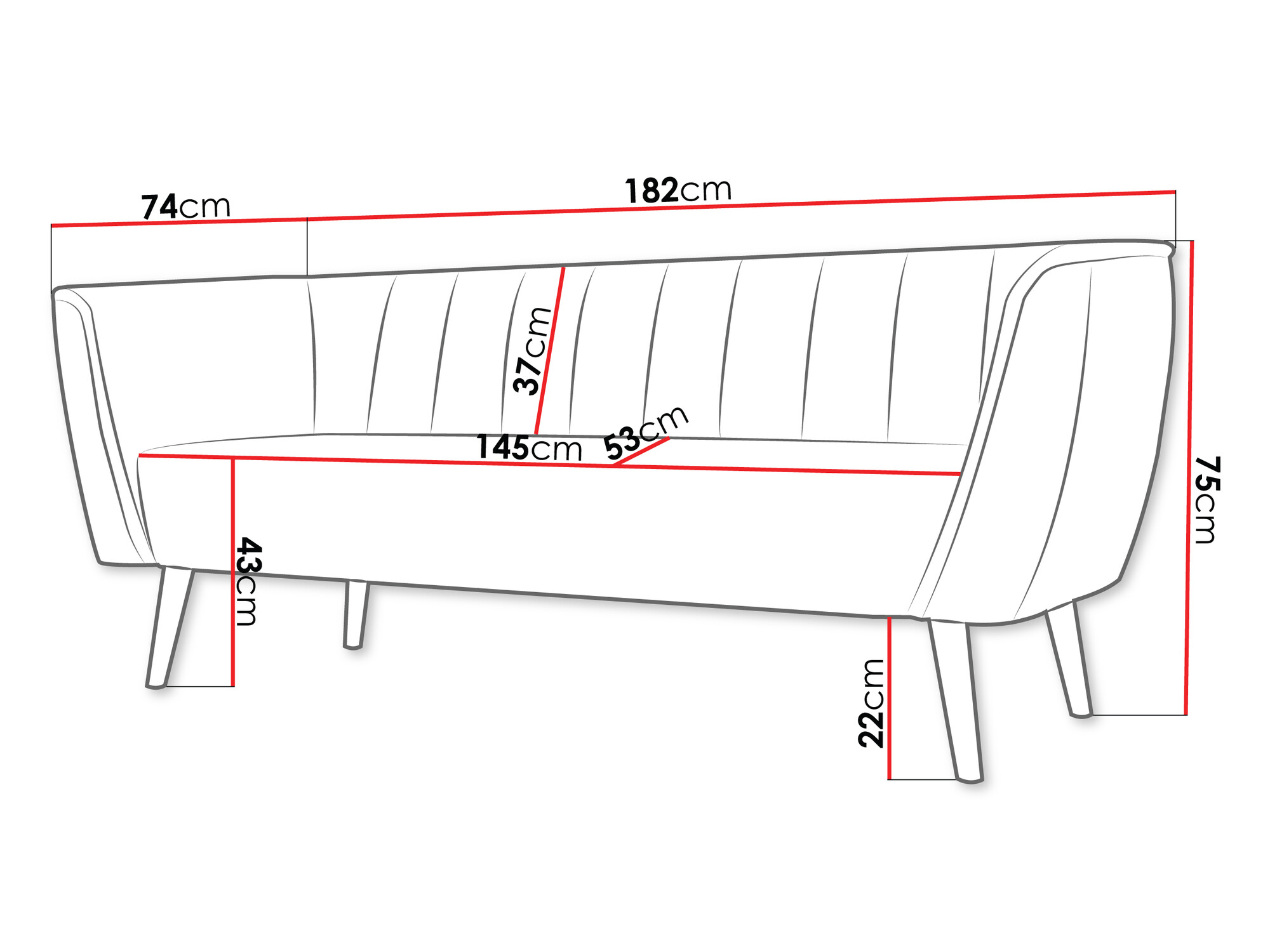 Sofa Glenview 103 (Kronos 27)