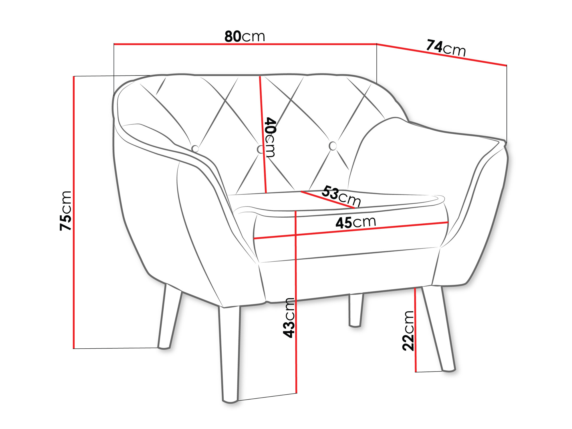 Fotelis Glenview 108 (Kronos 14)