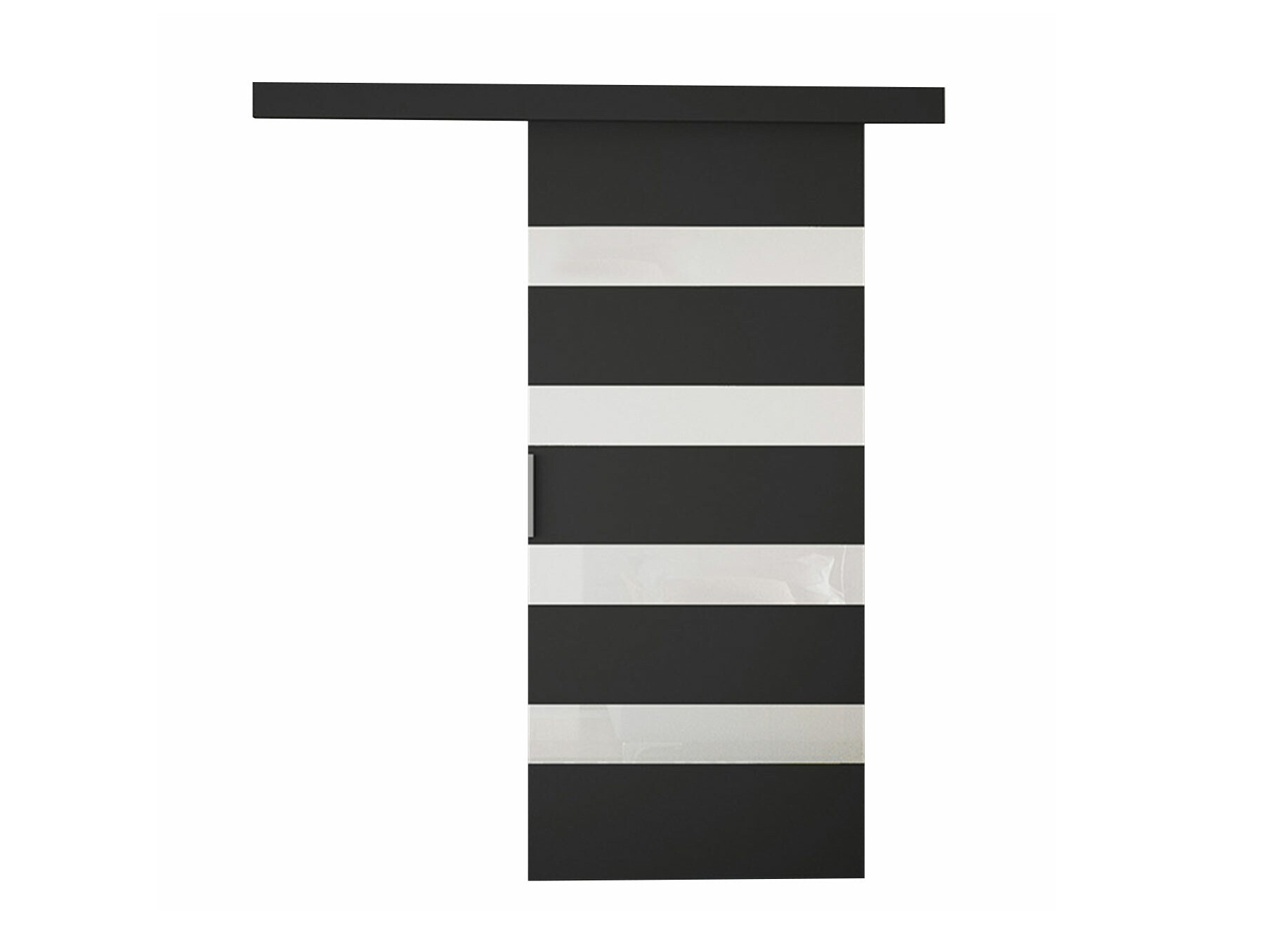 Stumdomos durys Closico Portalis V (Juoda + Balta)