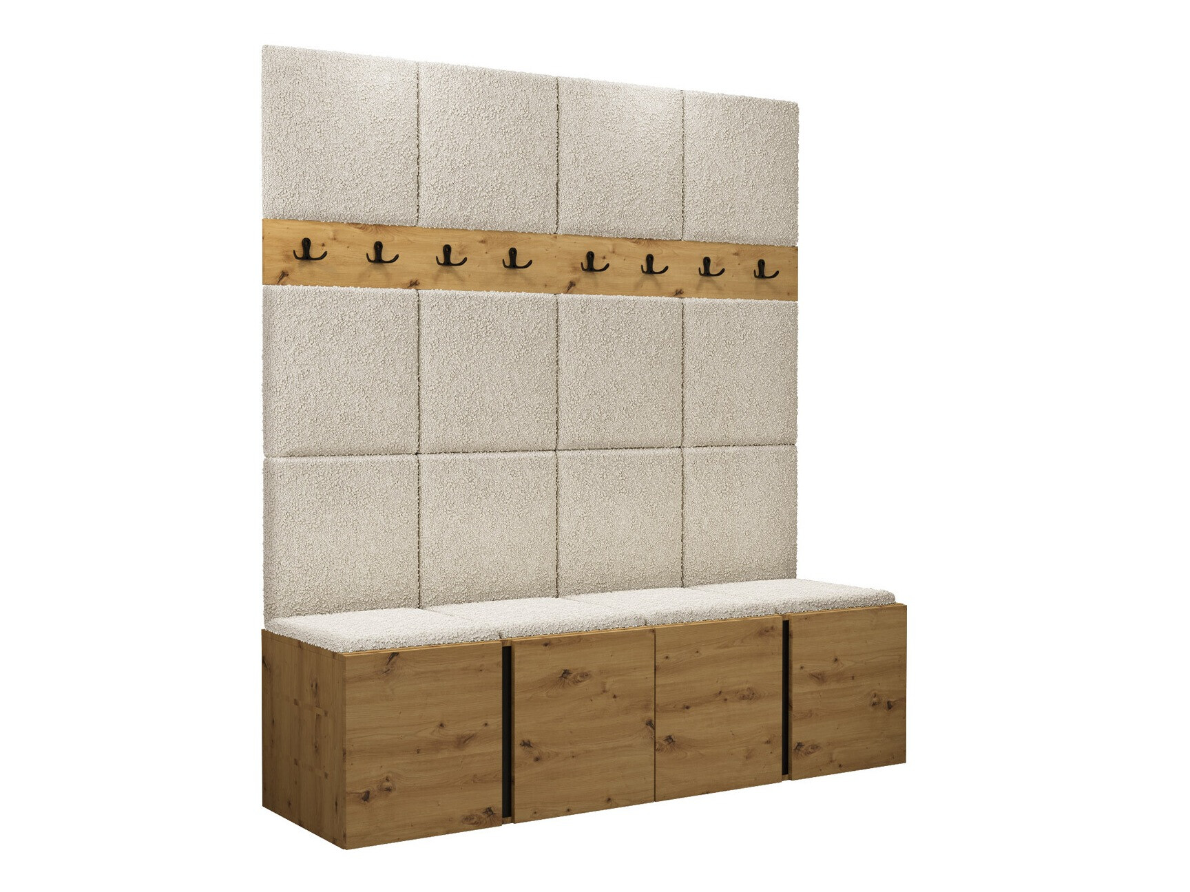Prieškambario komplektas Pinis V (Artisan ąžuolas)