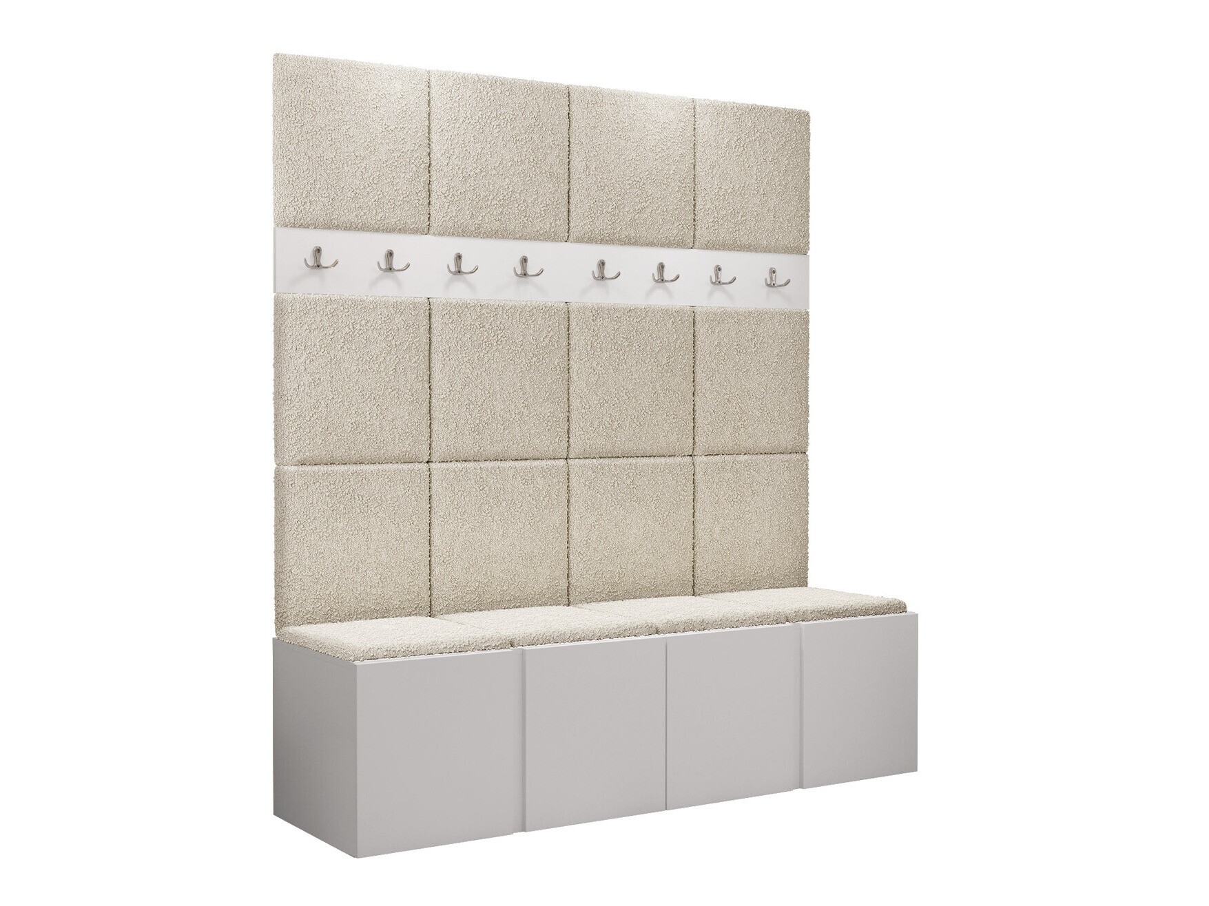 Prieškambario komplektas Pinis V (Balta)