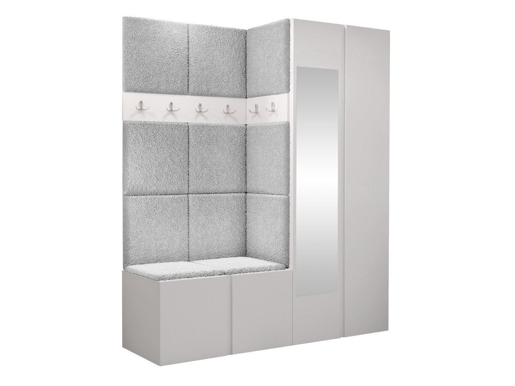 Prieškambario komplektas Pinis X (Balta)