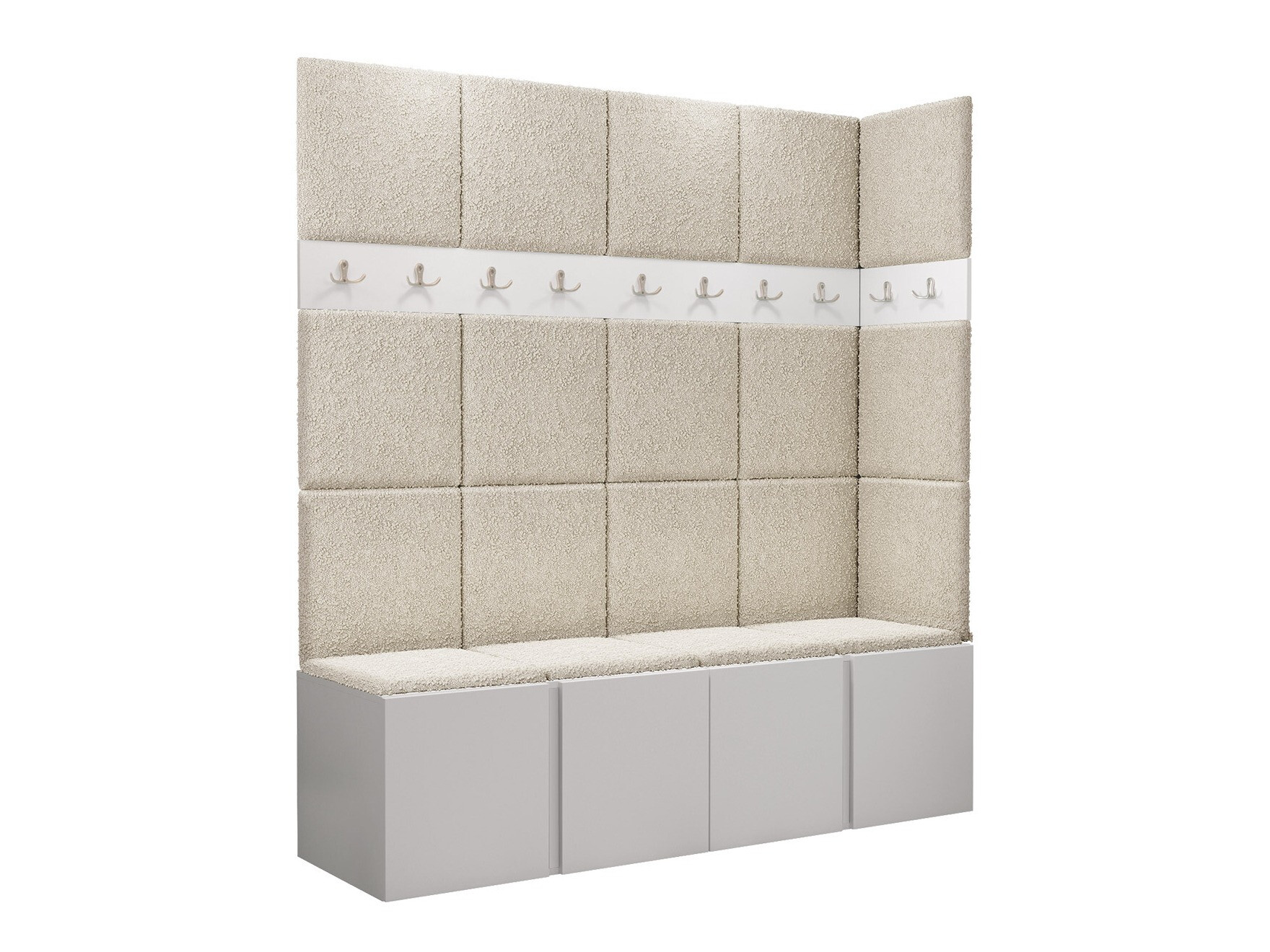 Prieškambario komplektas Pinis II (Balta)