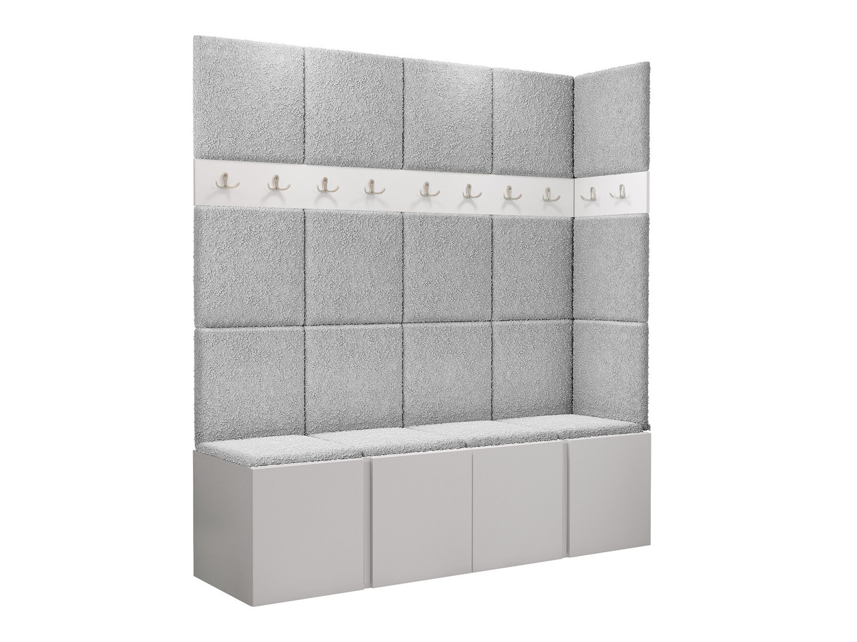 Prieškambario komplektas Pinis II (Balta)