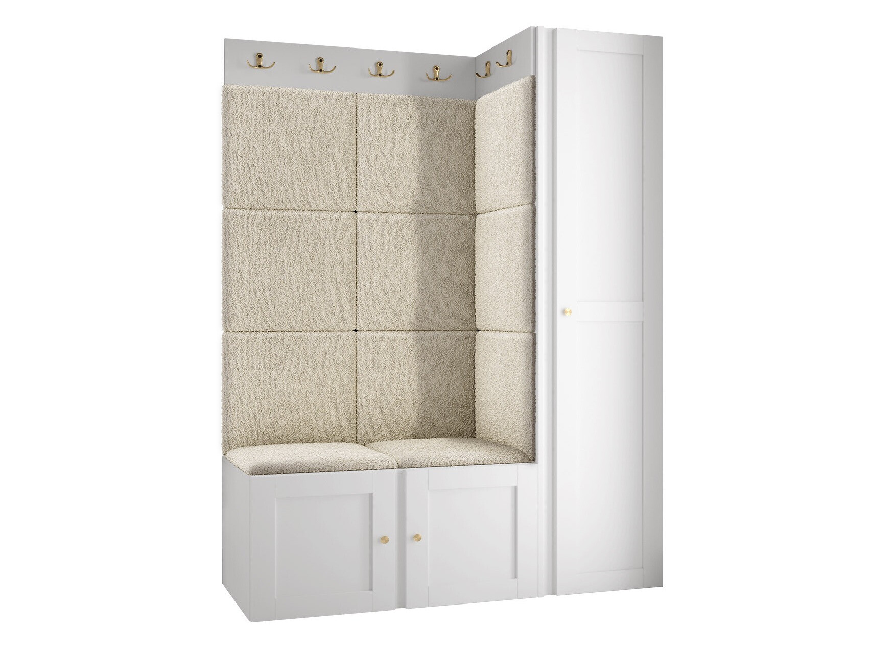 Prieškambario komplektas Hartford 377 (Juoda)