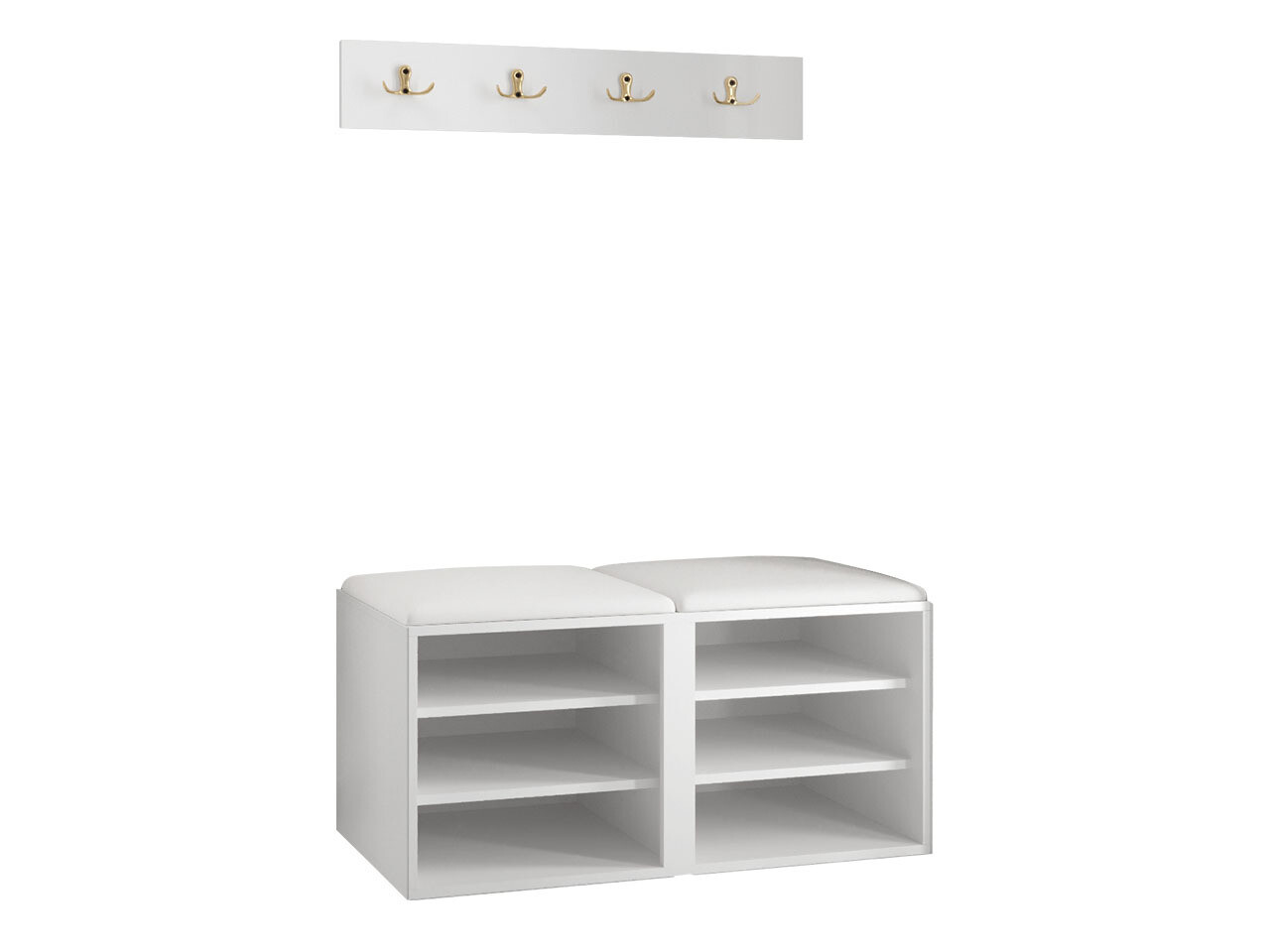 Prieškambario komplektas Hartford 384 (Juoda)