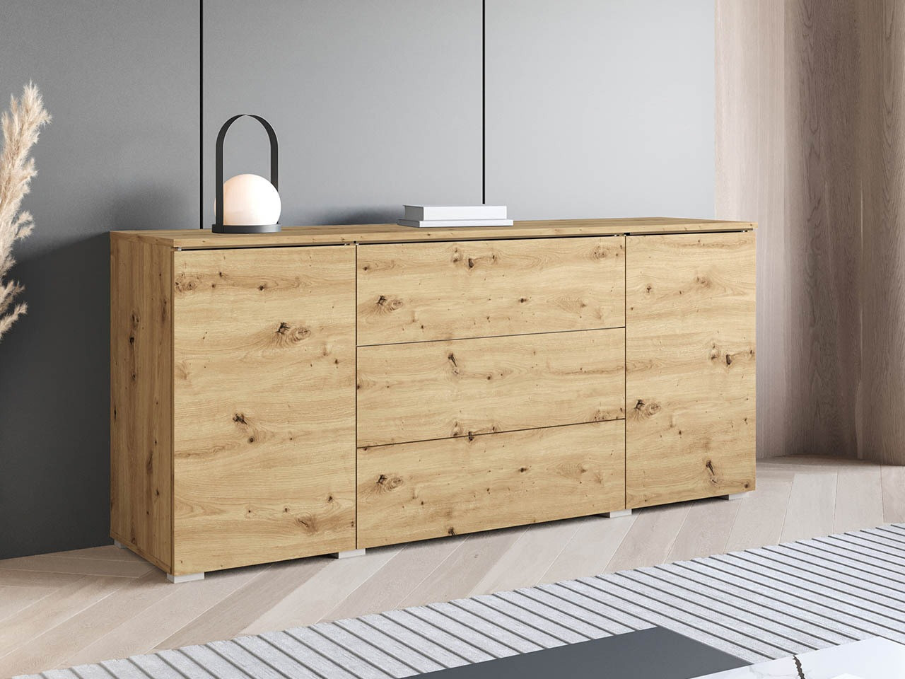 Komoda Mirfivo 102 (Artisan ąžuolas)