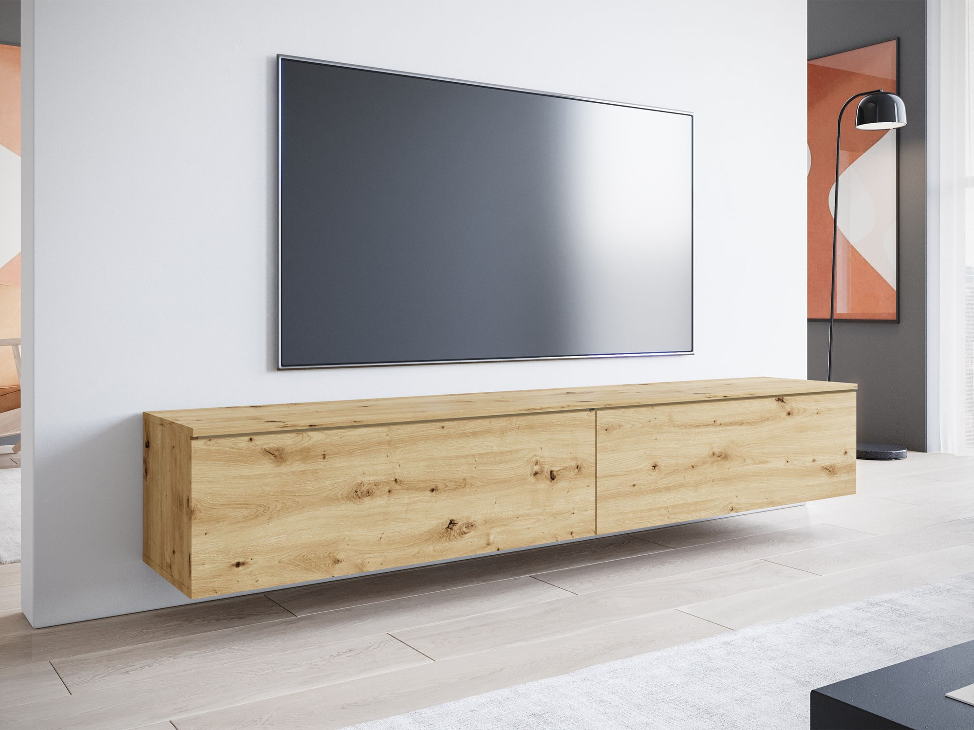 TV staliukas Scientia I (Artisan ąžuolas)