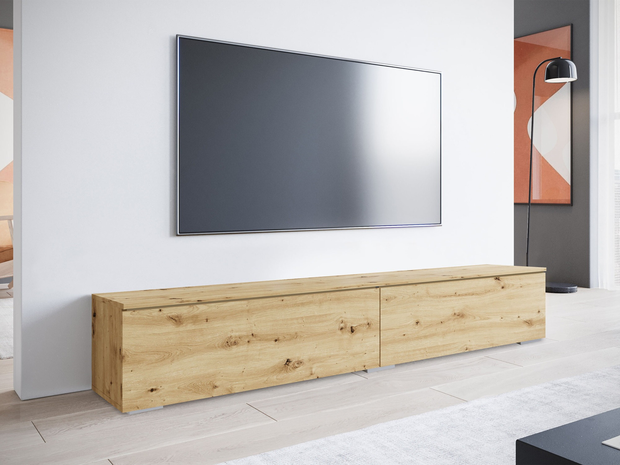 TV staliukas Scientia I (Artisan ąžuolas)