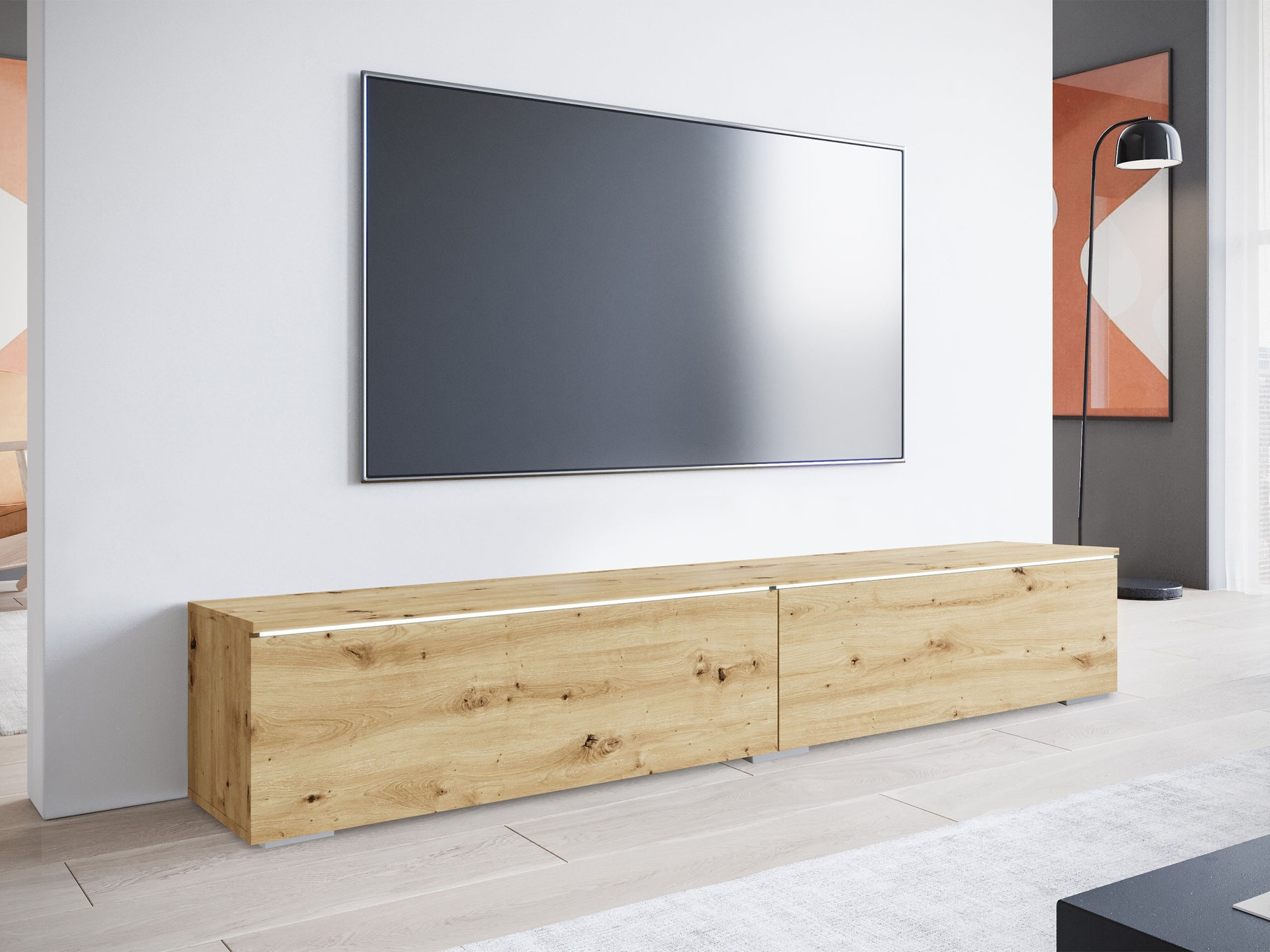 TV staliukas Scientia I (Artisan ąžuolas)