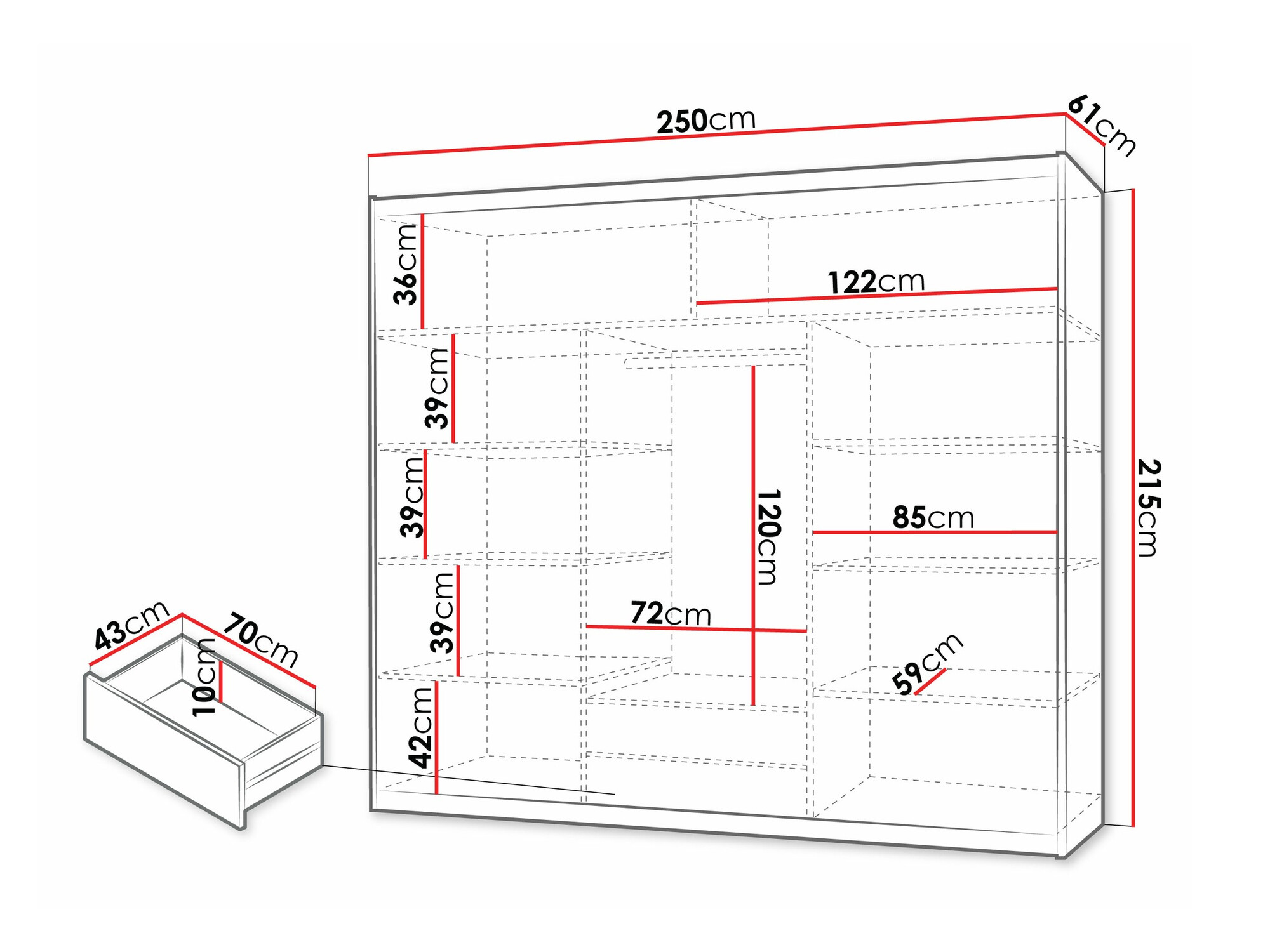 Spinta Honolulu 119 (Sonomos ąžuolas)