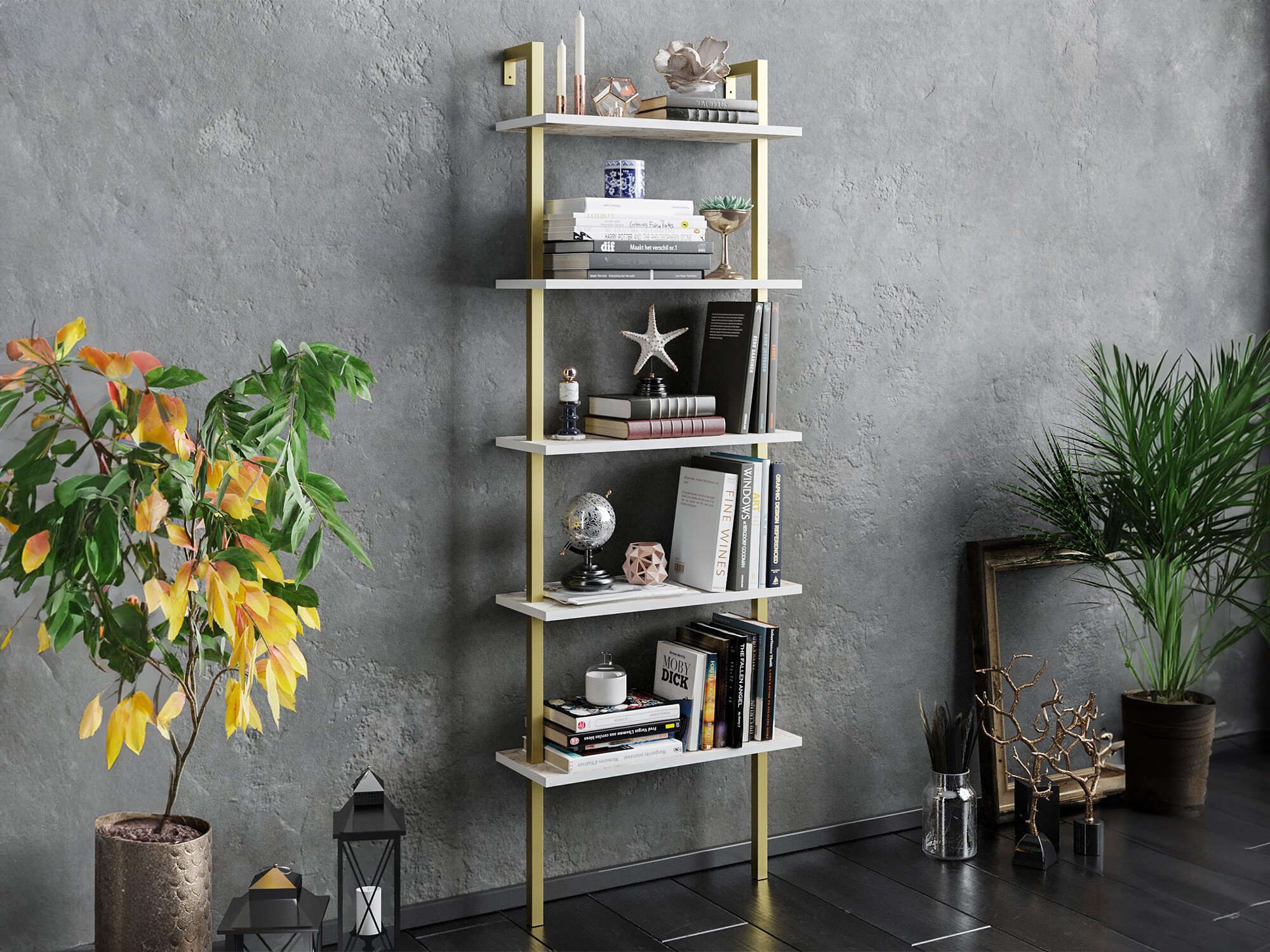 Lentyna Kailua 1027 (Balta + Auksinė)