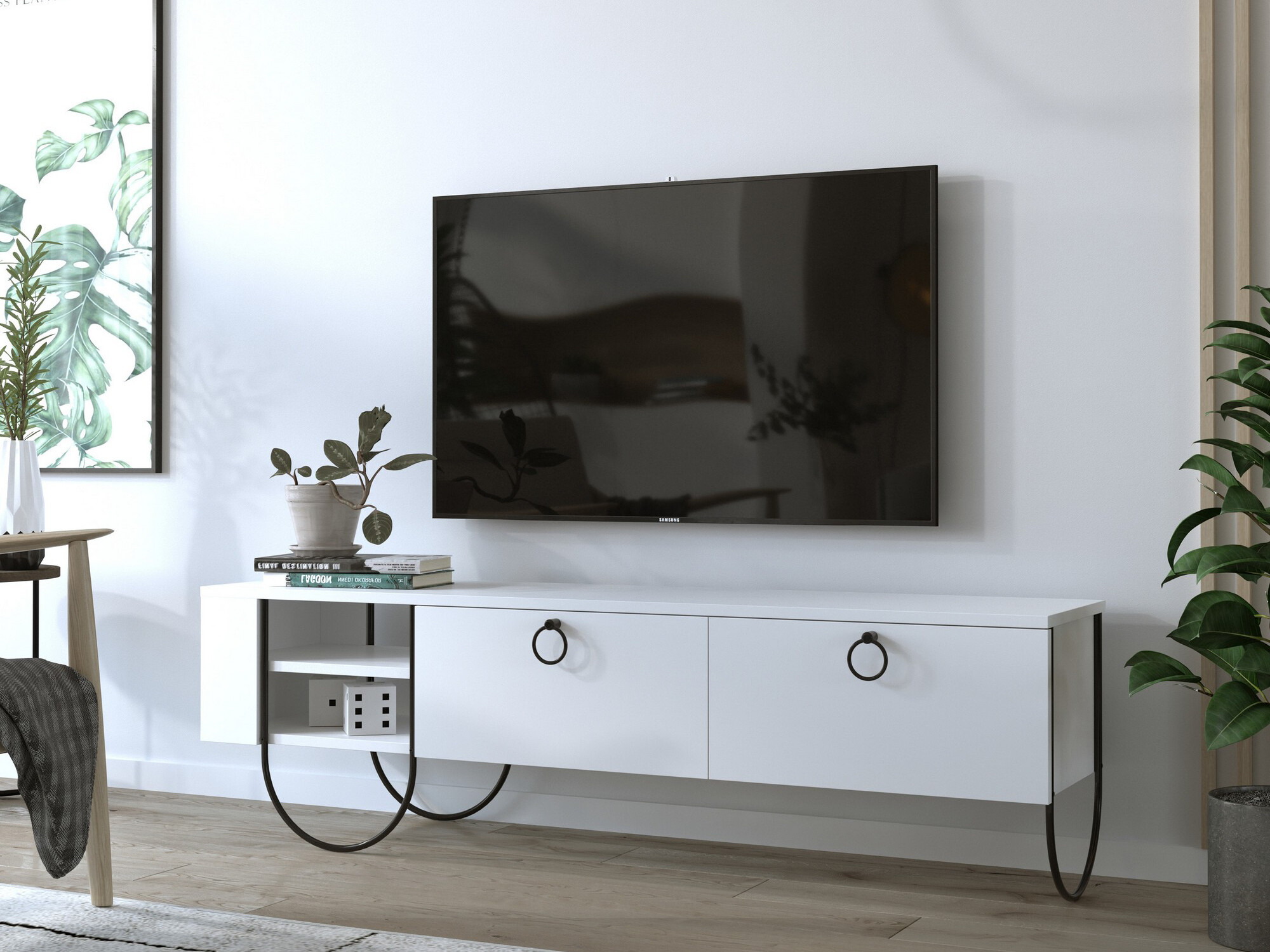 TV staliukas Kailua 1046 (Balta)