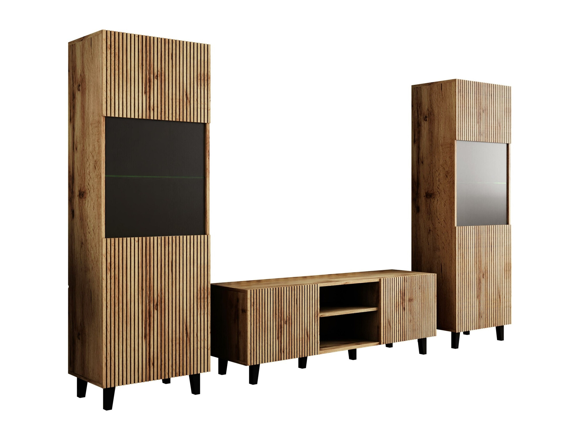 Svetainės komplektas Comes (Votan ąžuolas)