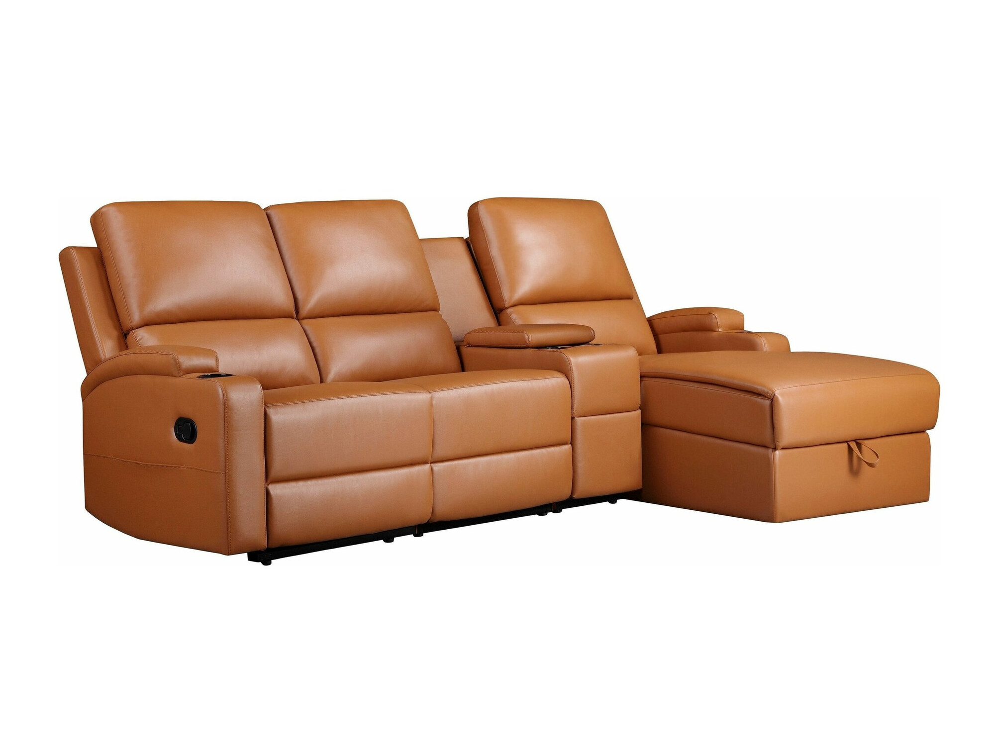 Minkštas kampas reglaineris Denton 1368 (Ruda)