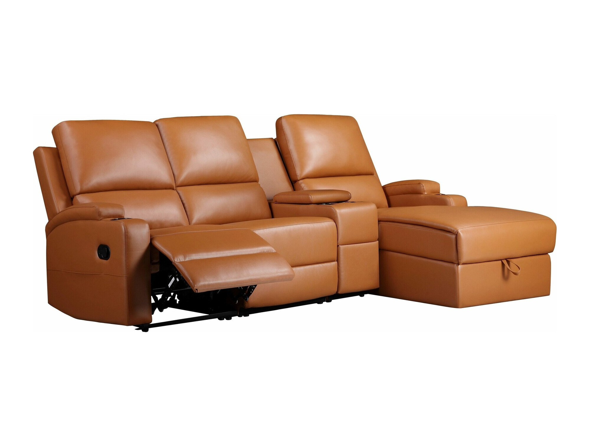 Minkštas kampas reglaineris Denton 1368 (Ruda)