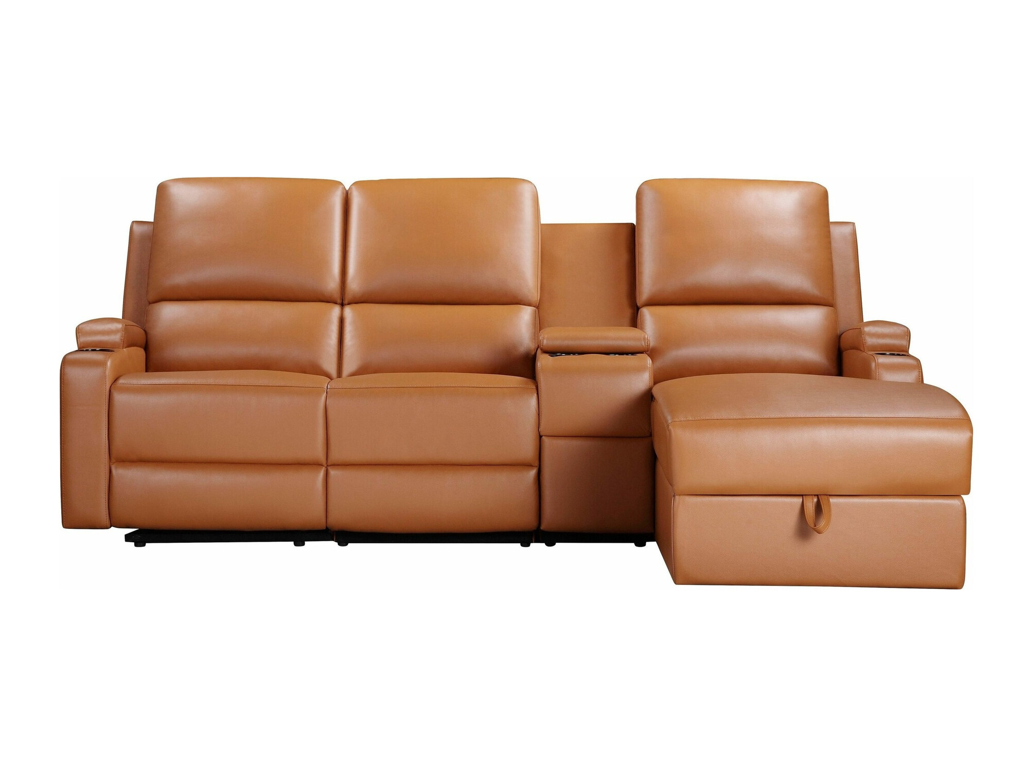 Minkštas kampas reglaineris Denton 1368 (Ruda)