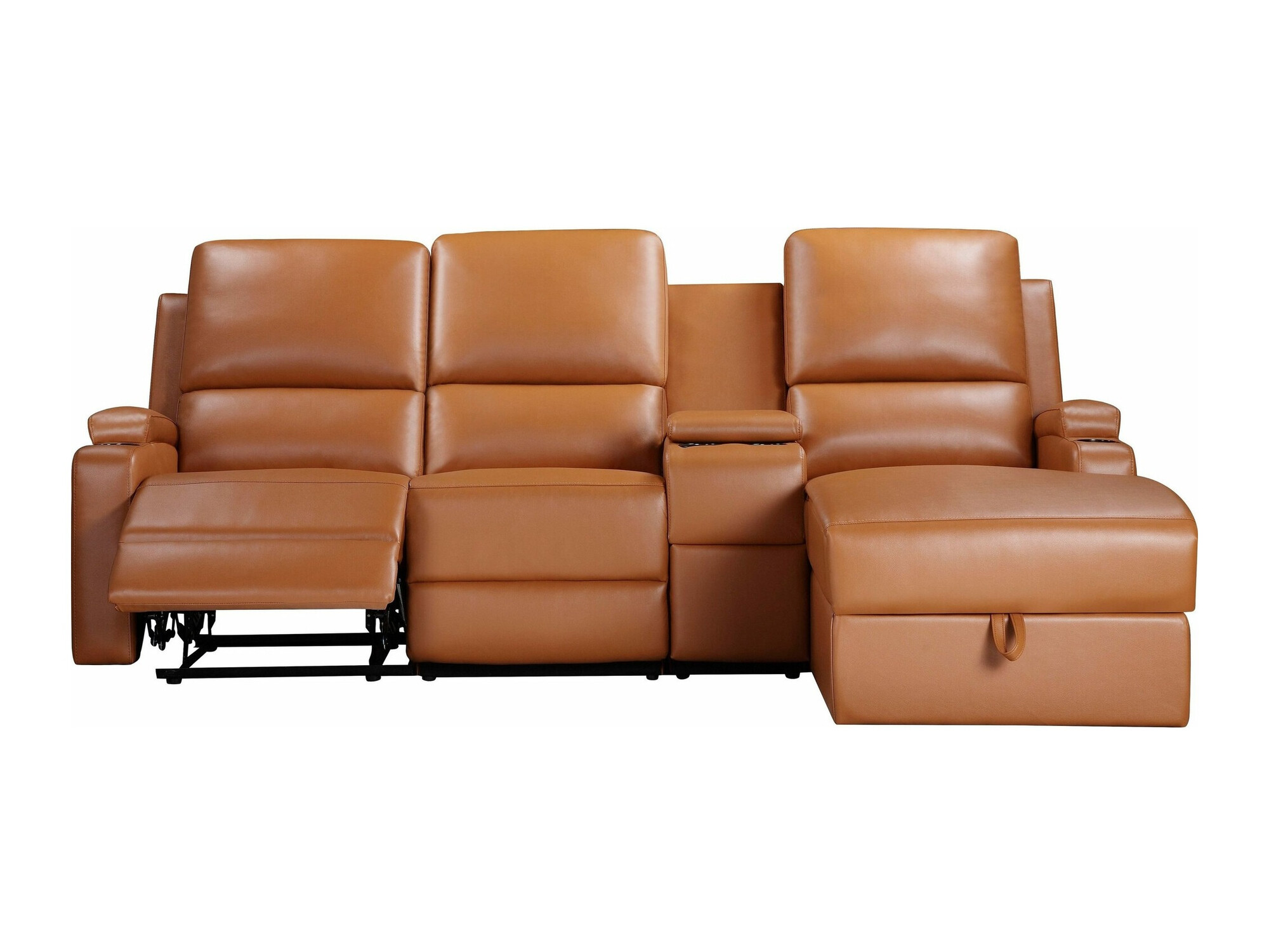 Minkštas kampas reglaineris Denton 1368 (Ruda)