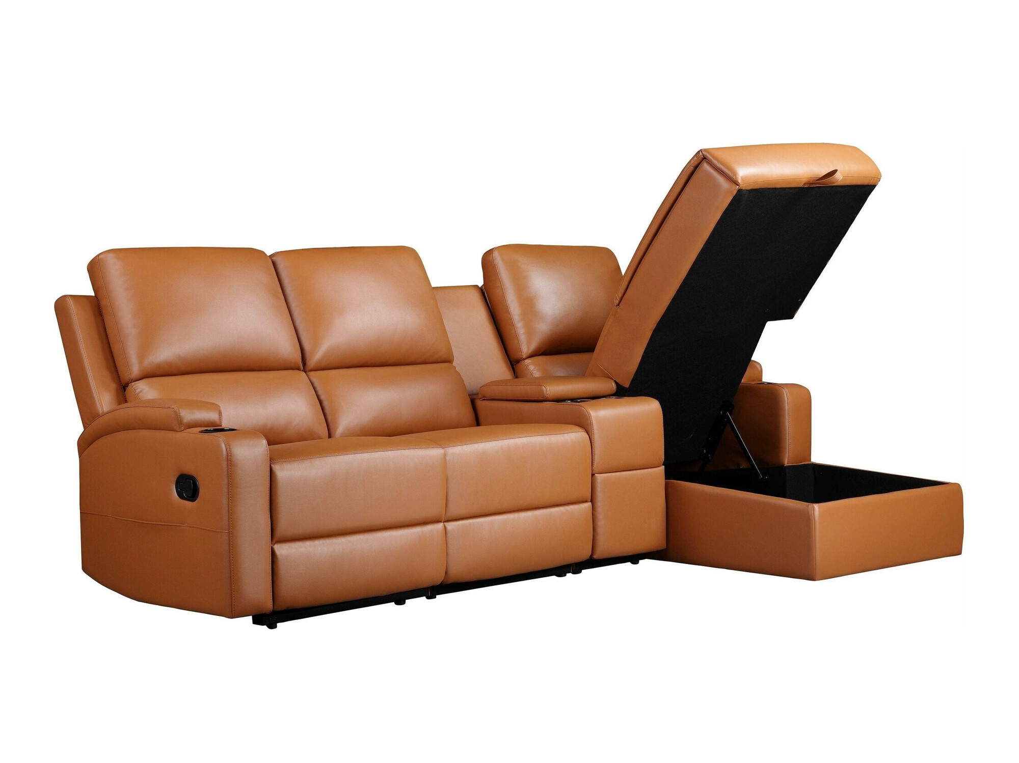 Minkštas kampas reglaineris Denton 1368 (Ruda)