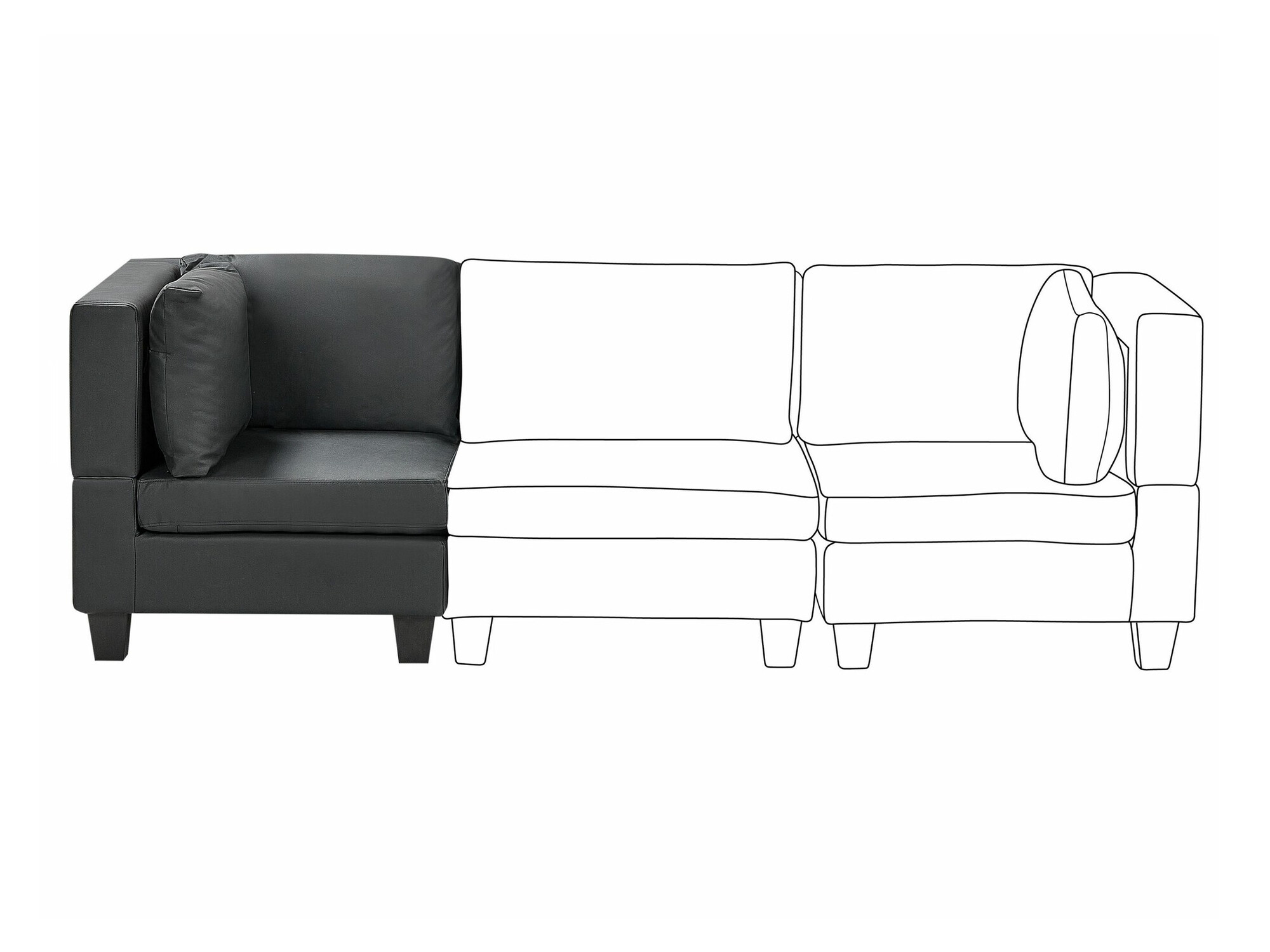 Modulinė sėdimoji dalis Elbmeli 106