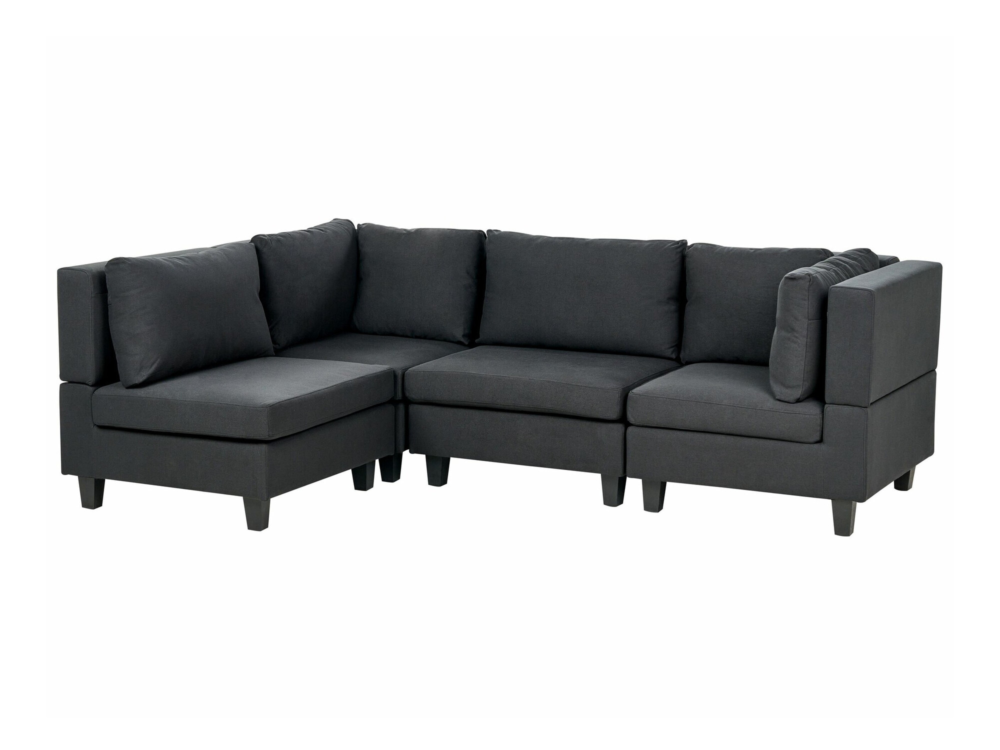 Modulinis minkštas kampas Elbmeli 108 (Juoda)