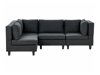 Modulinis minkštas kampas Elbmeli 108 (Juoda)