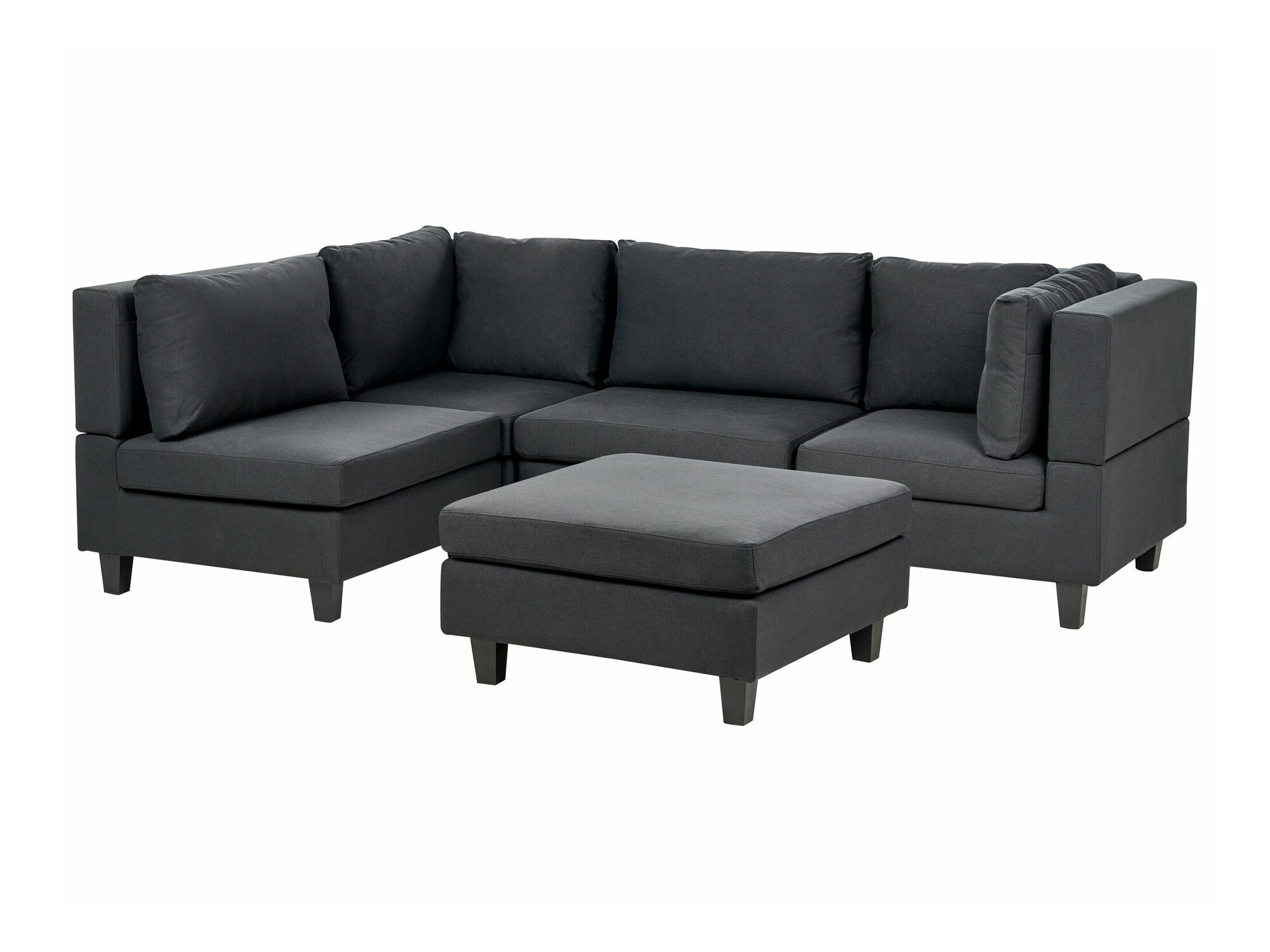 Modulinis minkštas kampas Elbmeli 108 (Juoda)