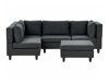 Modulinis minkštas kampas Elbmeli 108 (Juoda)