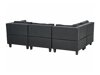 Modulinis minkštas kampas Elbmeli 108 (Juoda)