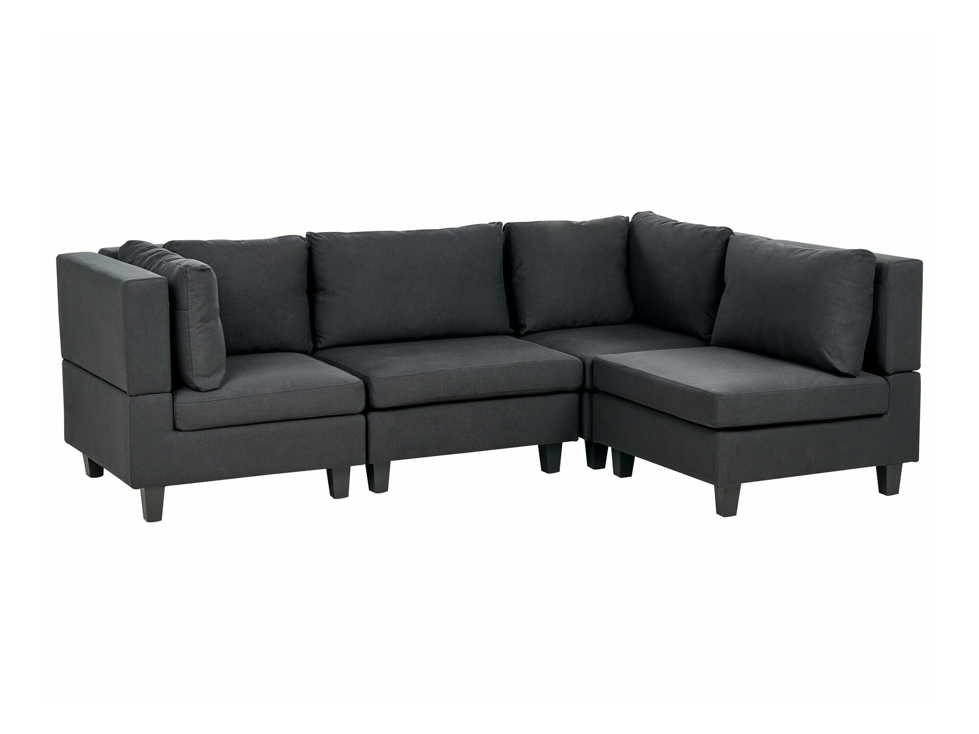 Modulinis minkštas kampas Elbmeli 108 (Juoda)