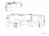 Modulinis minkštas kampas Elbmeli 108 (Ruda)