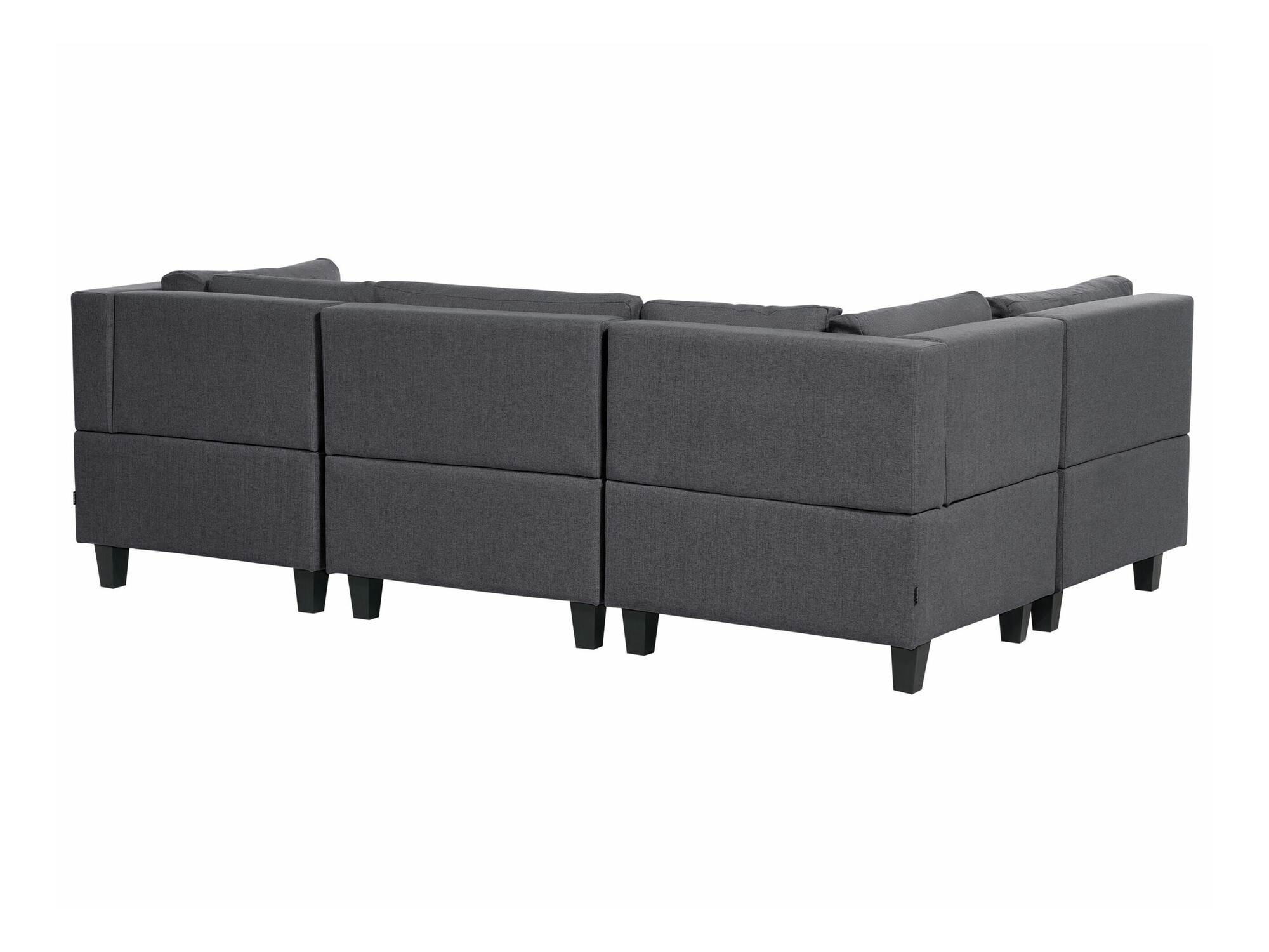 Modulinis minkštas kampas Elbmeli 108 (Tamsi pilka)