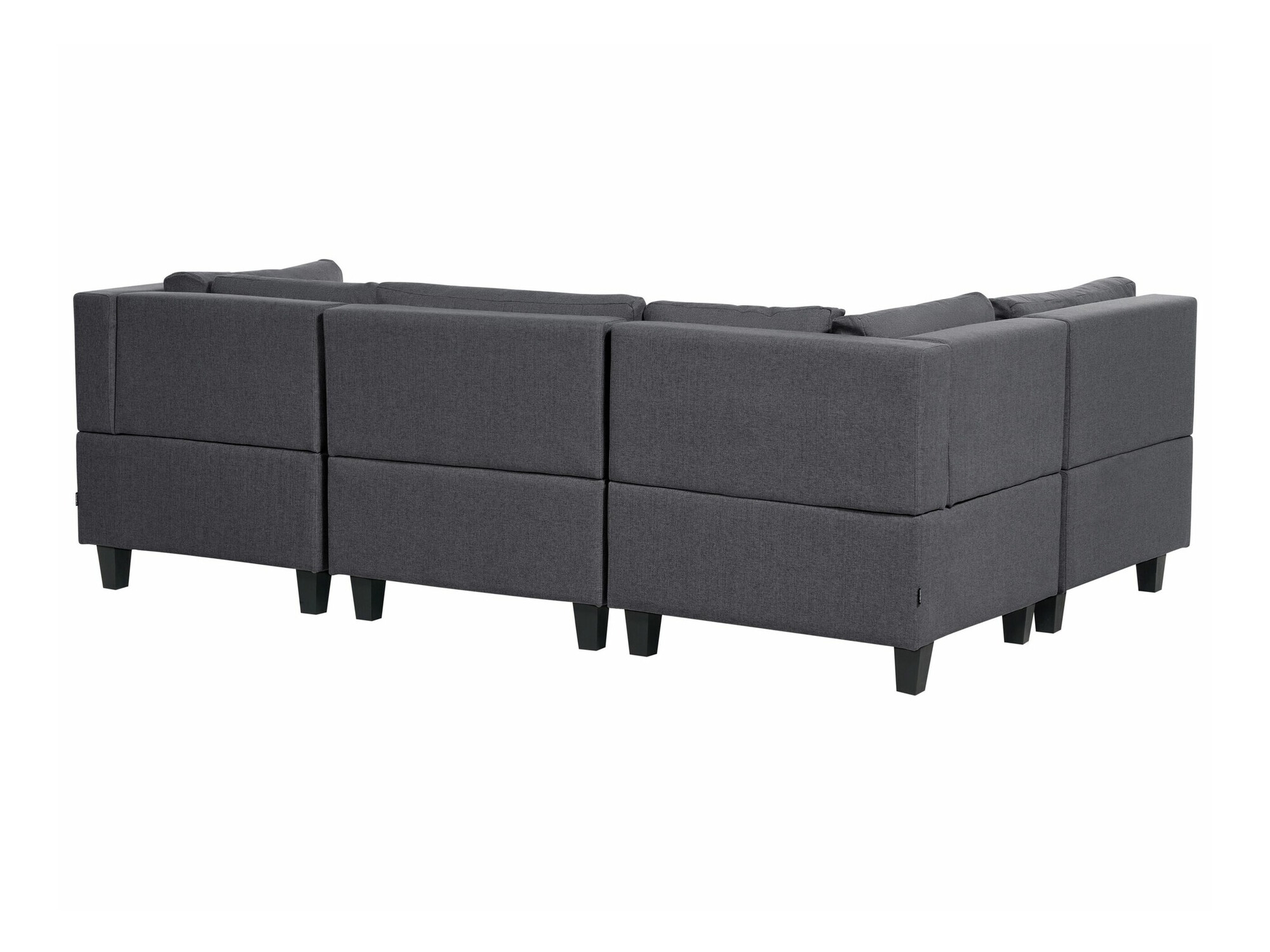 Modulinis minkštas kampas Elbmeli 108 (Tamsi pilka)