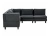 Modulinis minkštas kampas Elbmeli 109 (Juoda)
