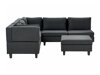 Modulinis minkštas kampas Elbmeli 109 (Juoda)