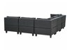 Modulinis minkštas kampas Elbmeli 109 (Juoda)