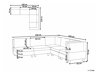 Modulinis minkštas kampas Elbmeli 109 (Smėlinė)