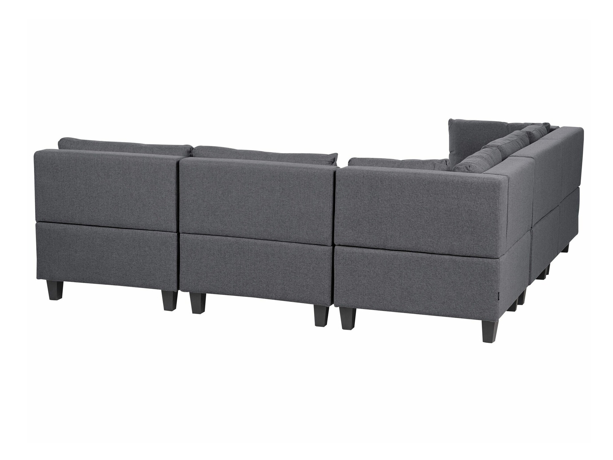 Modulinis minkštas kampas Elbmeli 109 (Tamsi pilka)