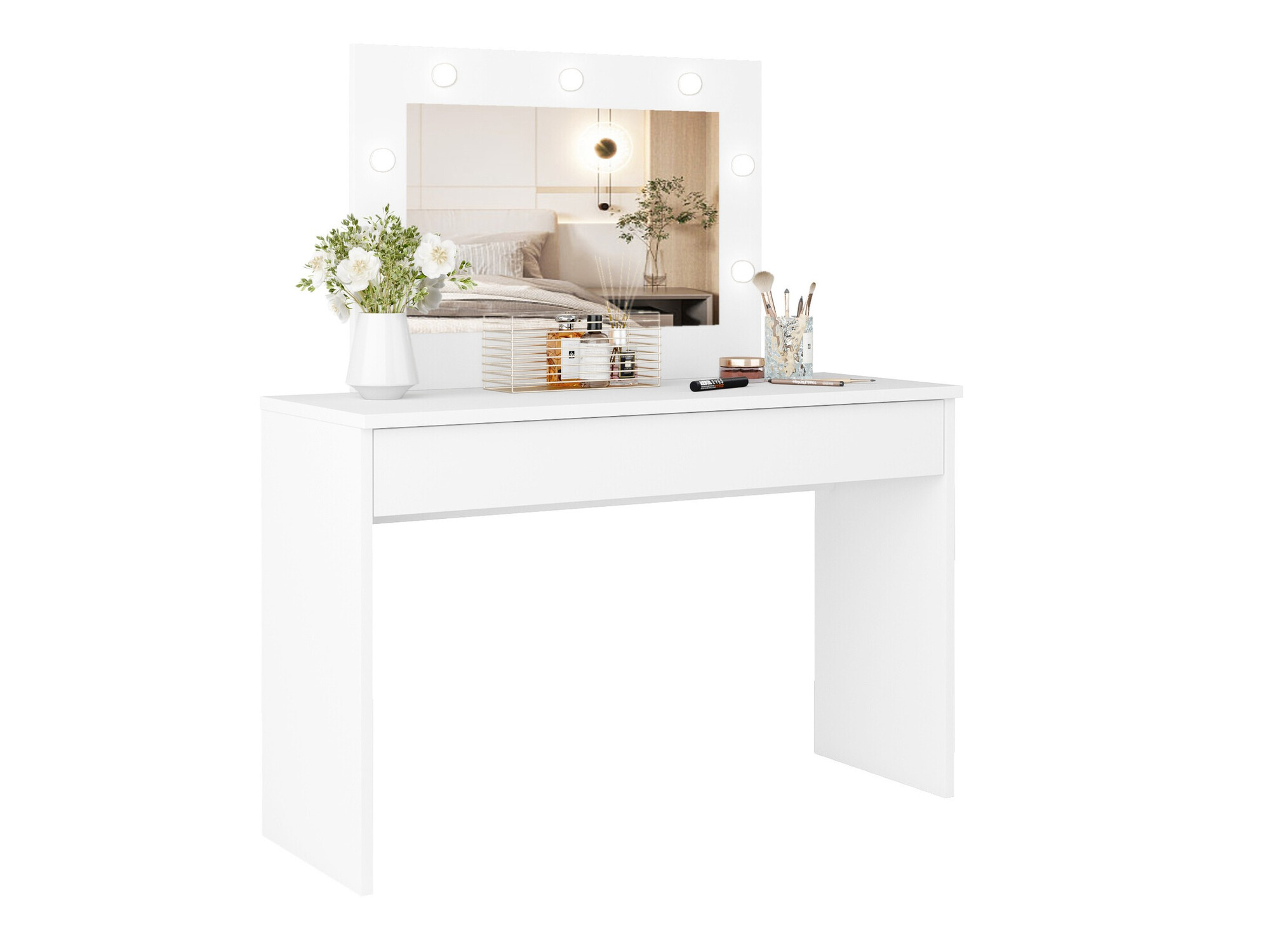 Makiažo staliukas Austin 343 (Balta)