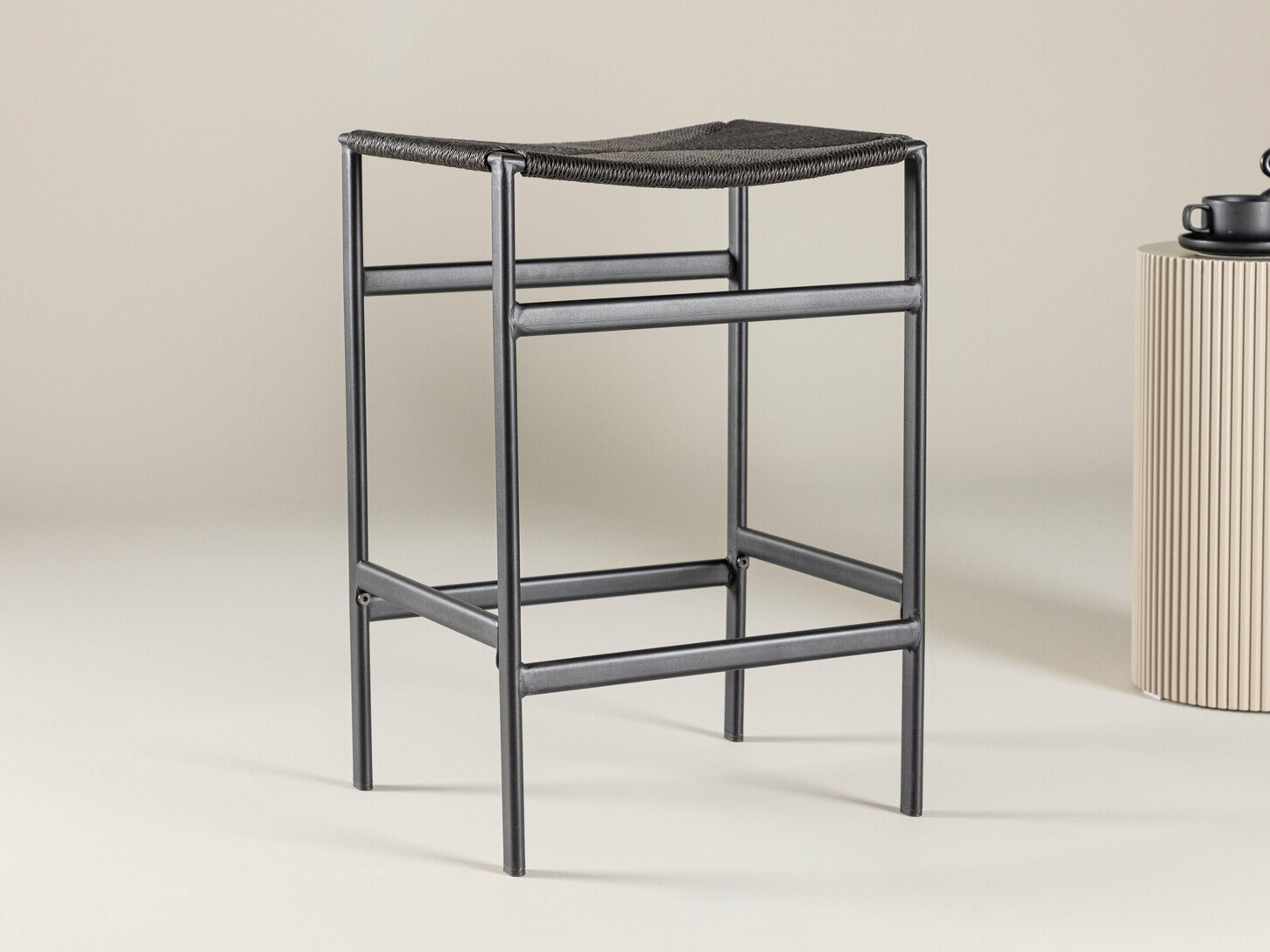 Pusbario kėdė Dallas 4564 (Juoda)