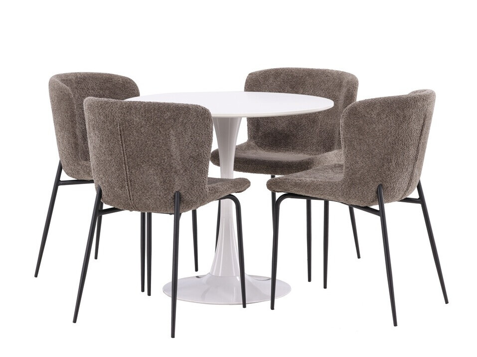 Valgomojo komplektas Dallas 4590 (Ruda)