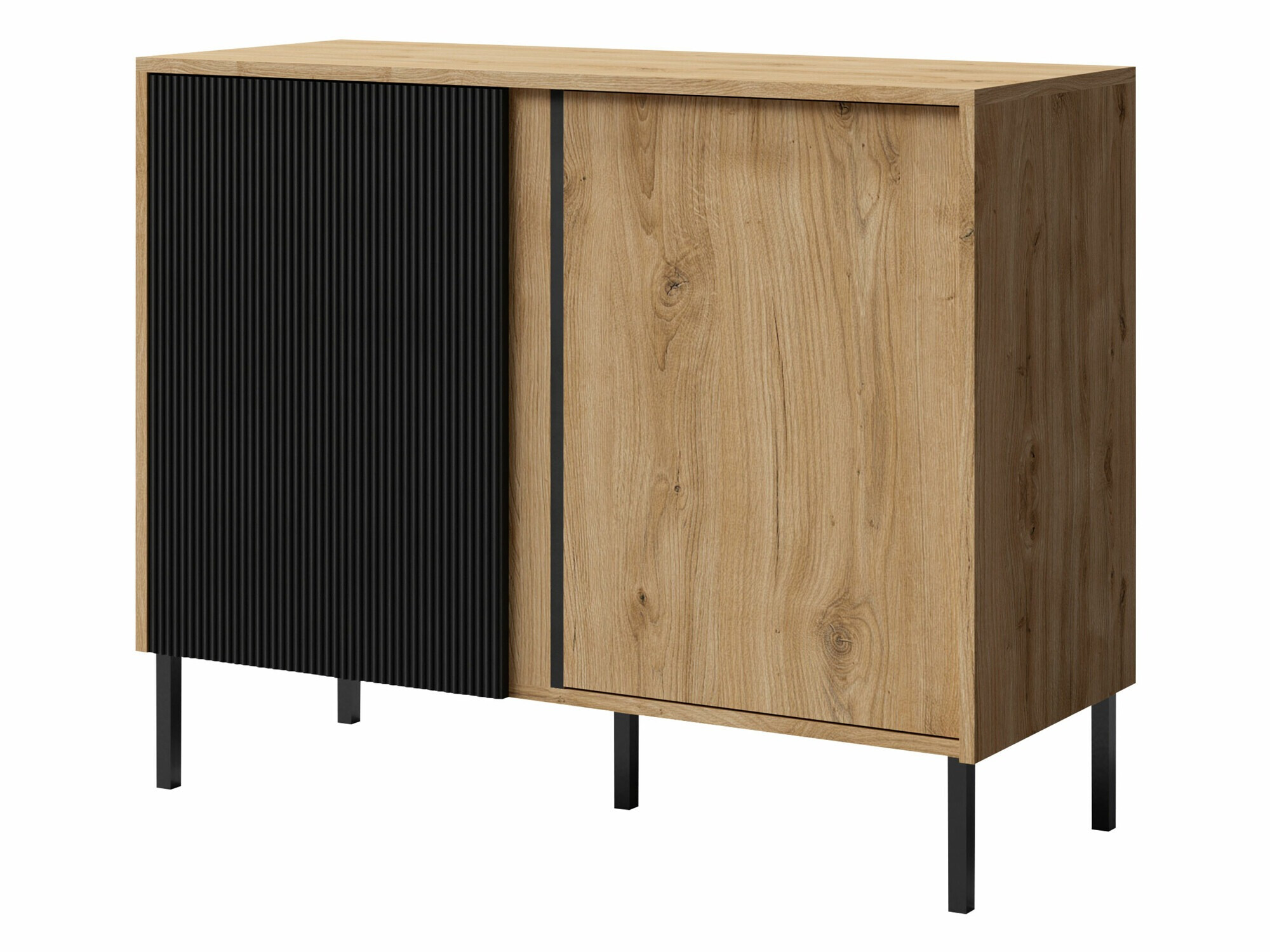 Spintelė Lumiri 103 (Ąžuolas + Juoda)