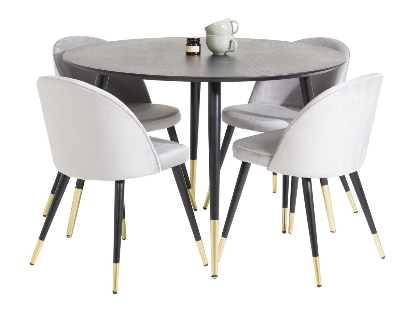 Valgomojo komplektas Dallas 3331 (Pilka)