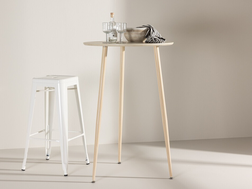 Baro stalas Dallas 4600 (Šviesus medis)